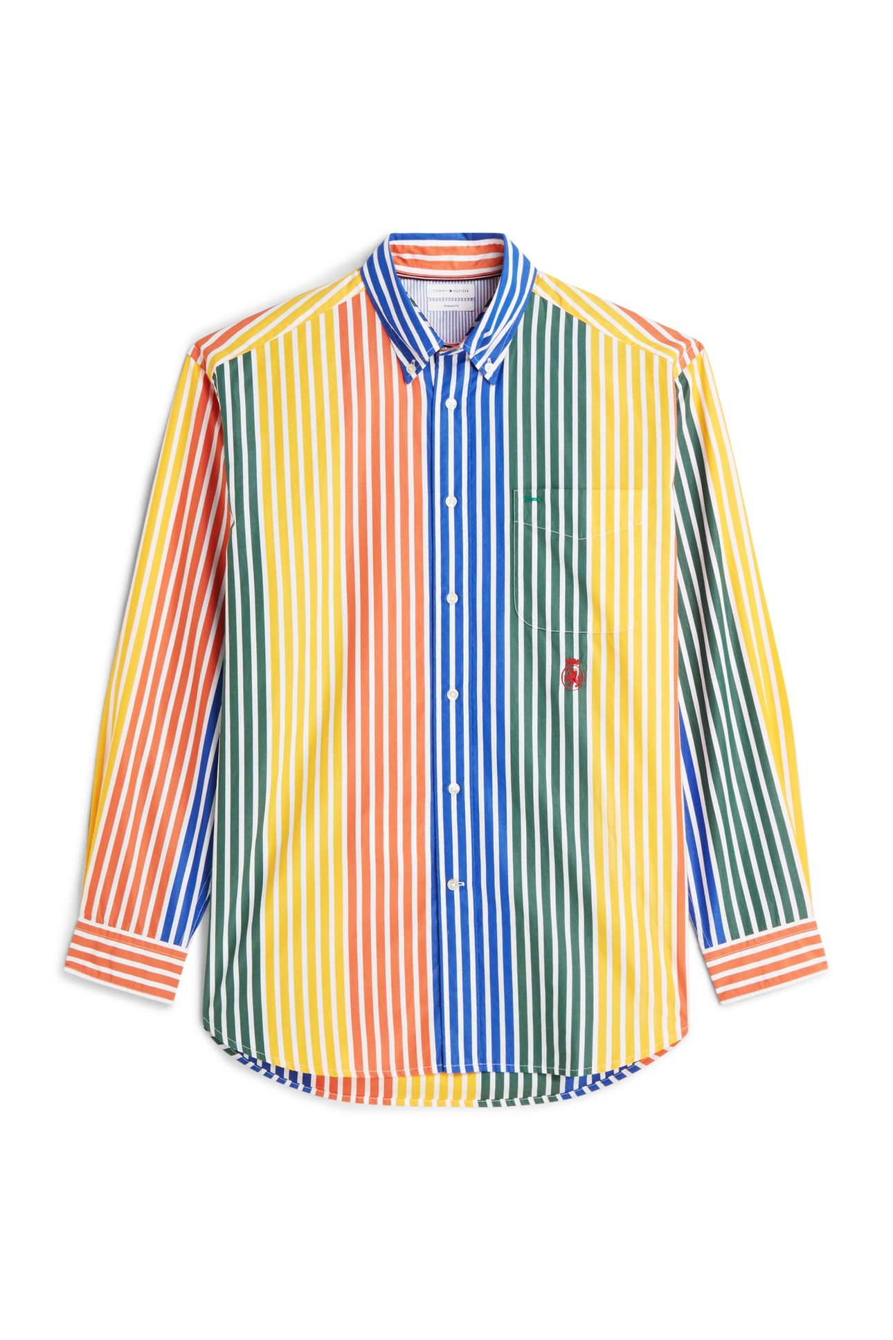 PREP ICON STRIPE RELAXED BRILLIANT ORANGE/STRIPE 4