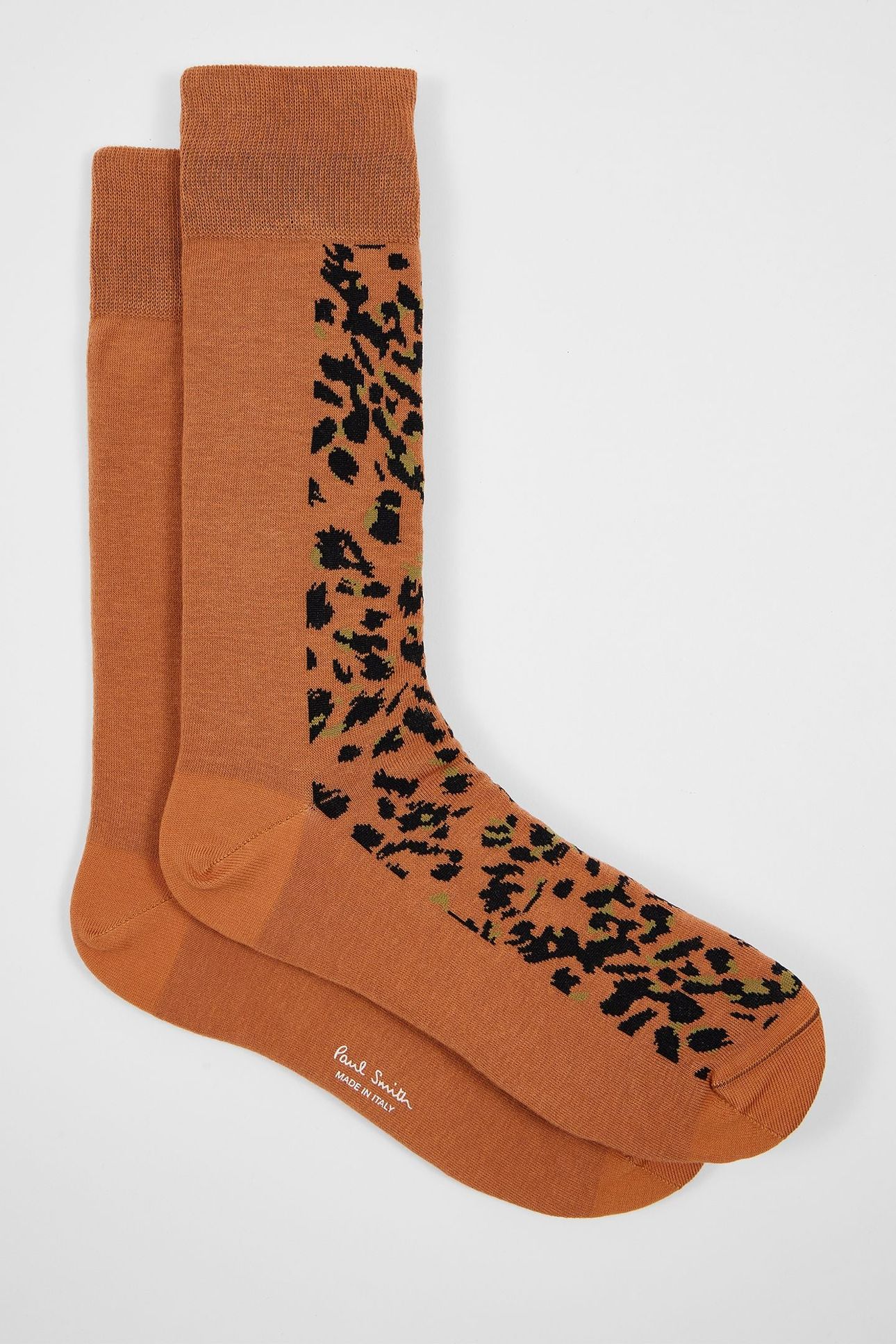 MEN SOCK ILIAD LEOPARD TAN 3