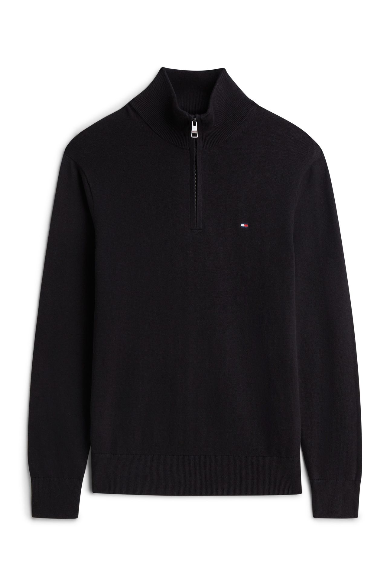 PIMA COTTON CASHMERE SWEATER BLACK 4