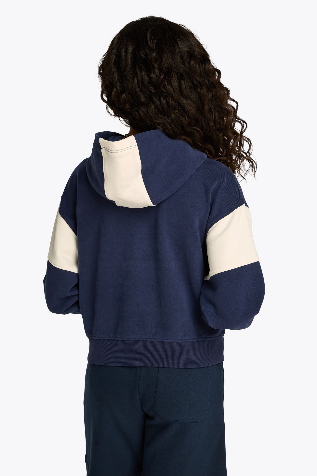 GIRLS VARSITY COLORBLOCK YALE NAVY 2