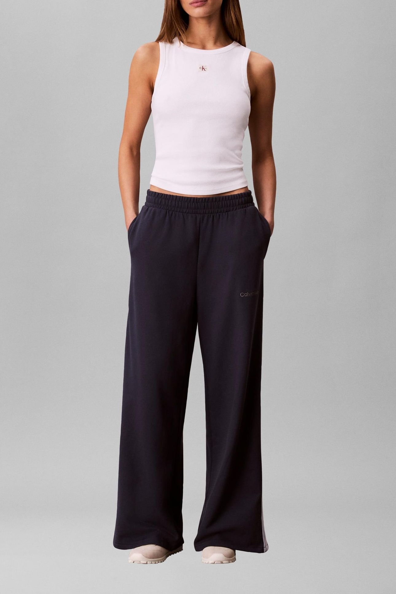 FRENCH TERRY WIDE LEG BLUE NIGHTS 1