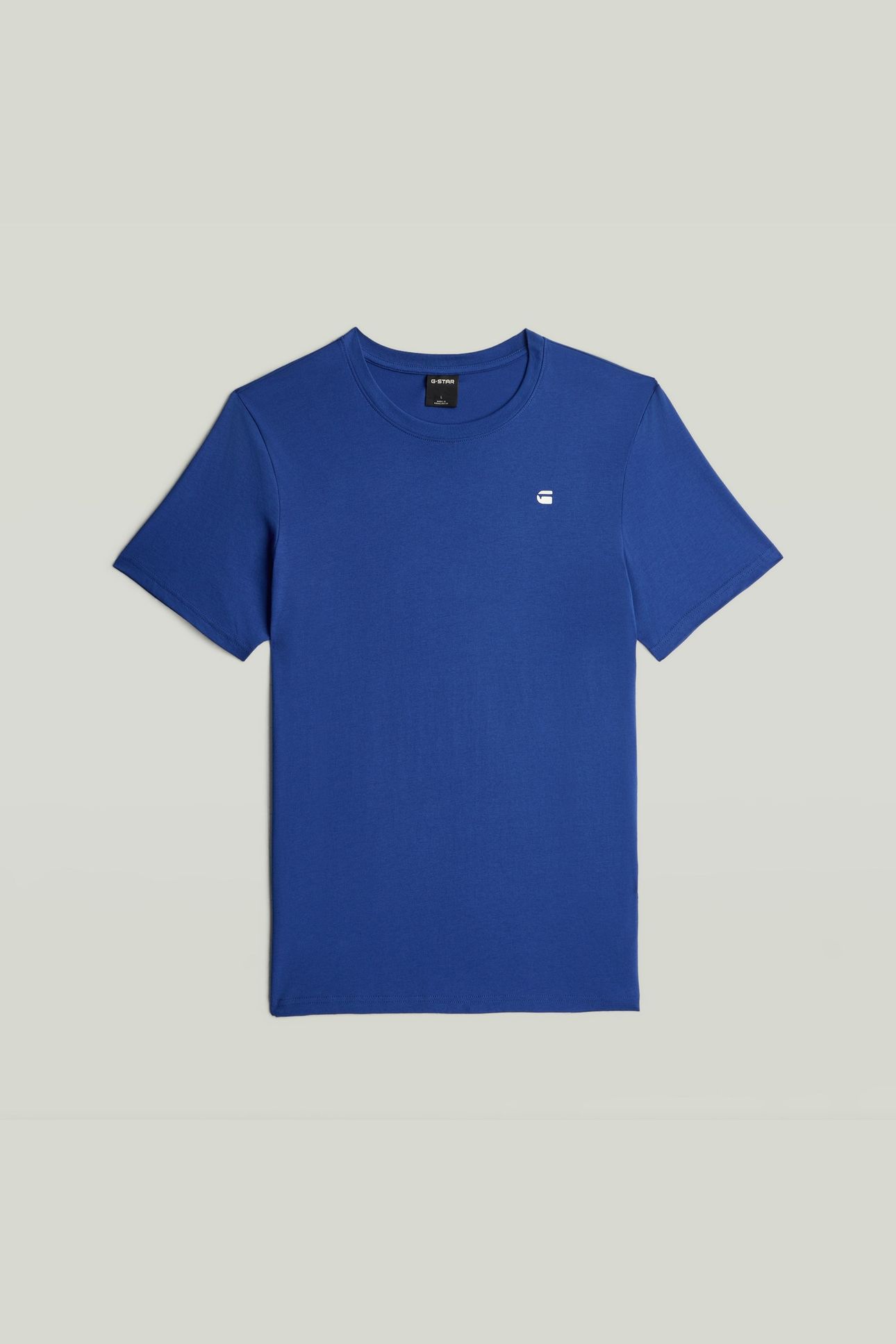 CHEST LOGO SLIM T-SHIRT S/S MEDIUM BLUE 3