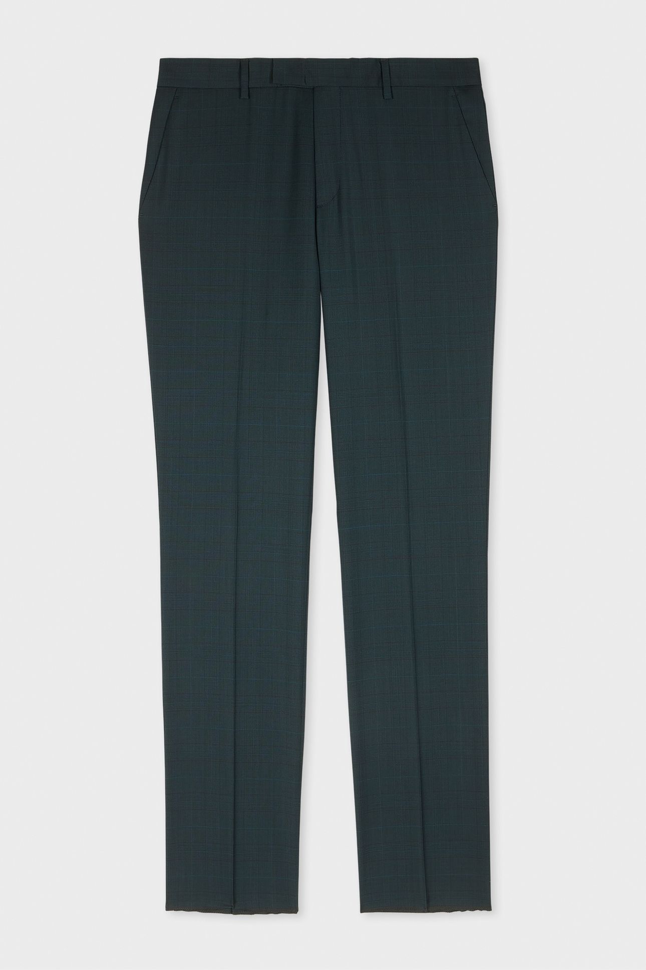 MENS TAILORED FIT 2BTN SUIT PETROL GREEN 6