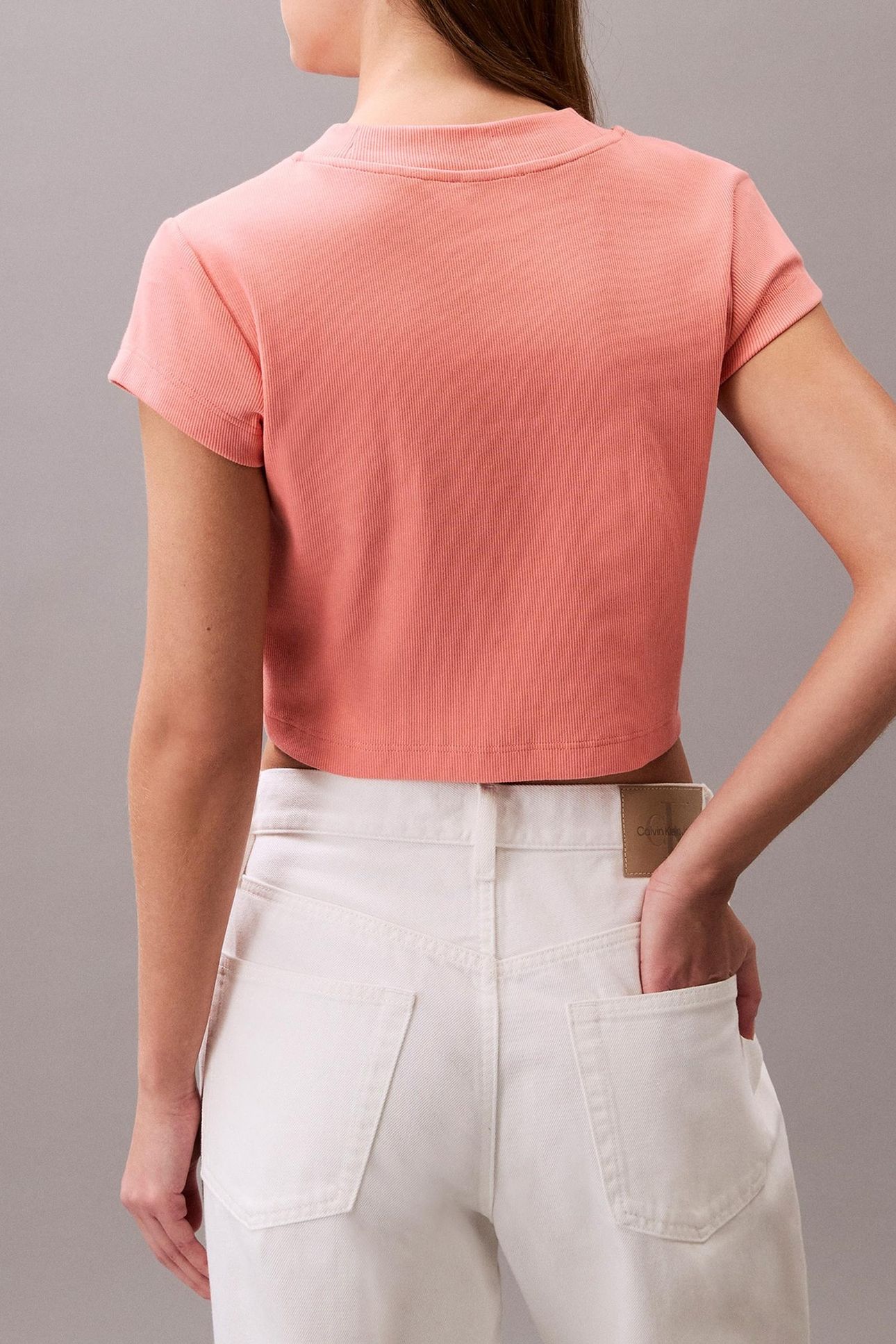 MONOGRAM BABY TEE POWDER ORANGE 2