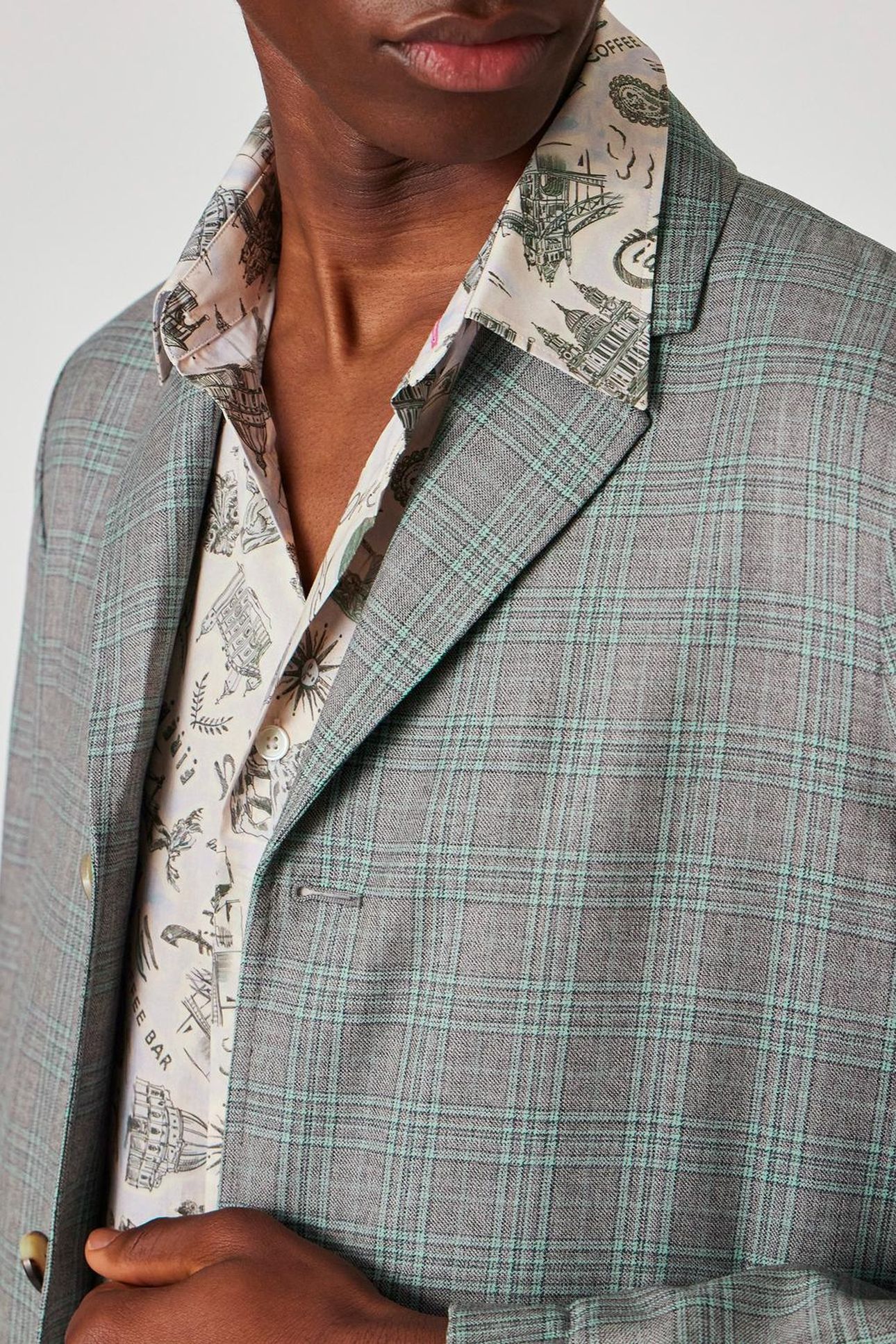 MENS CASUAL FIT JACKET GREY 8