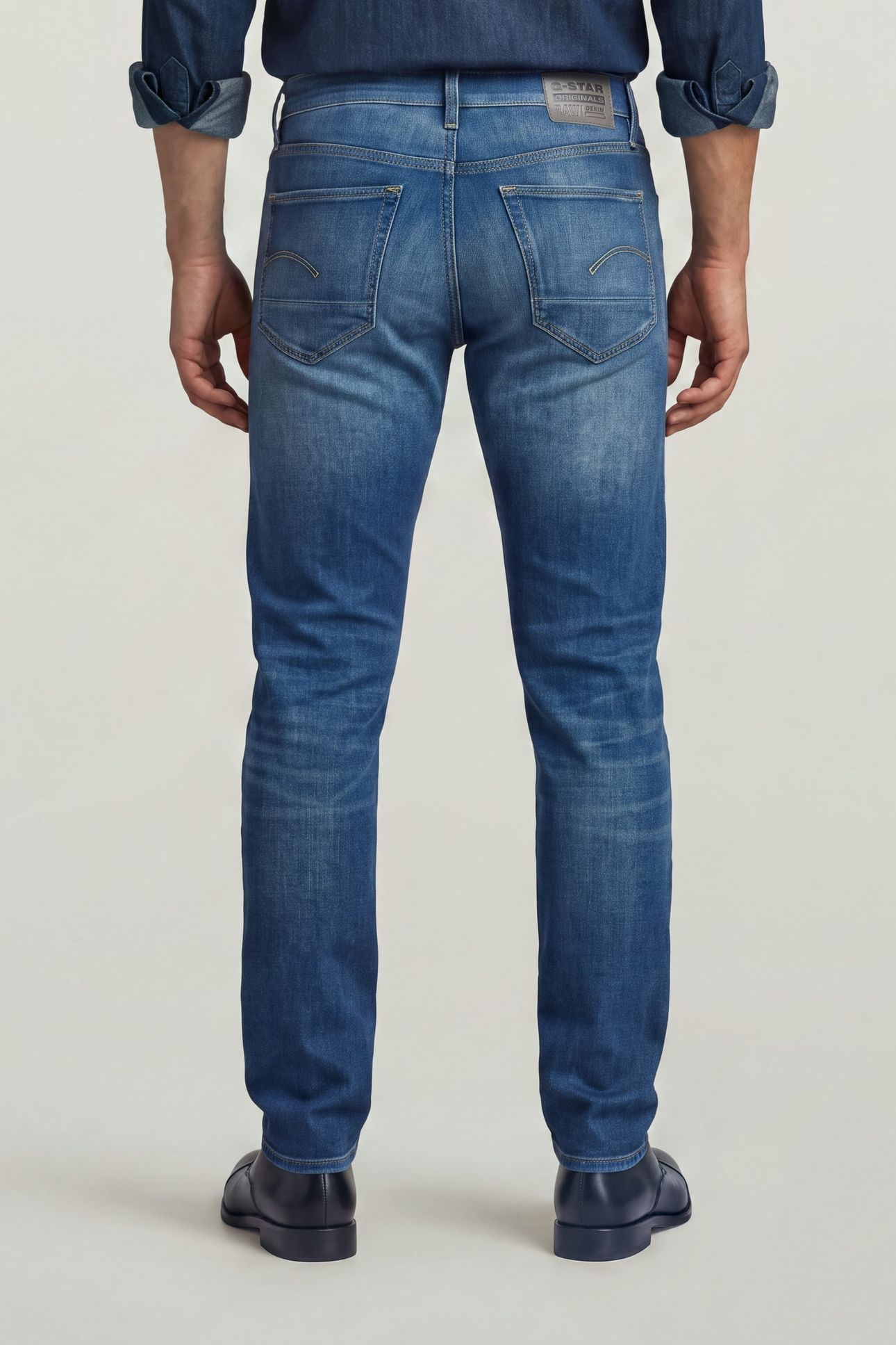 3301 SLIM MEDIUM BLUE 2