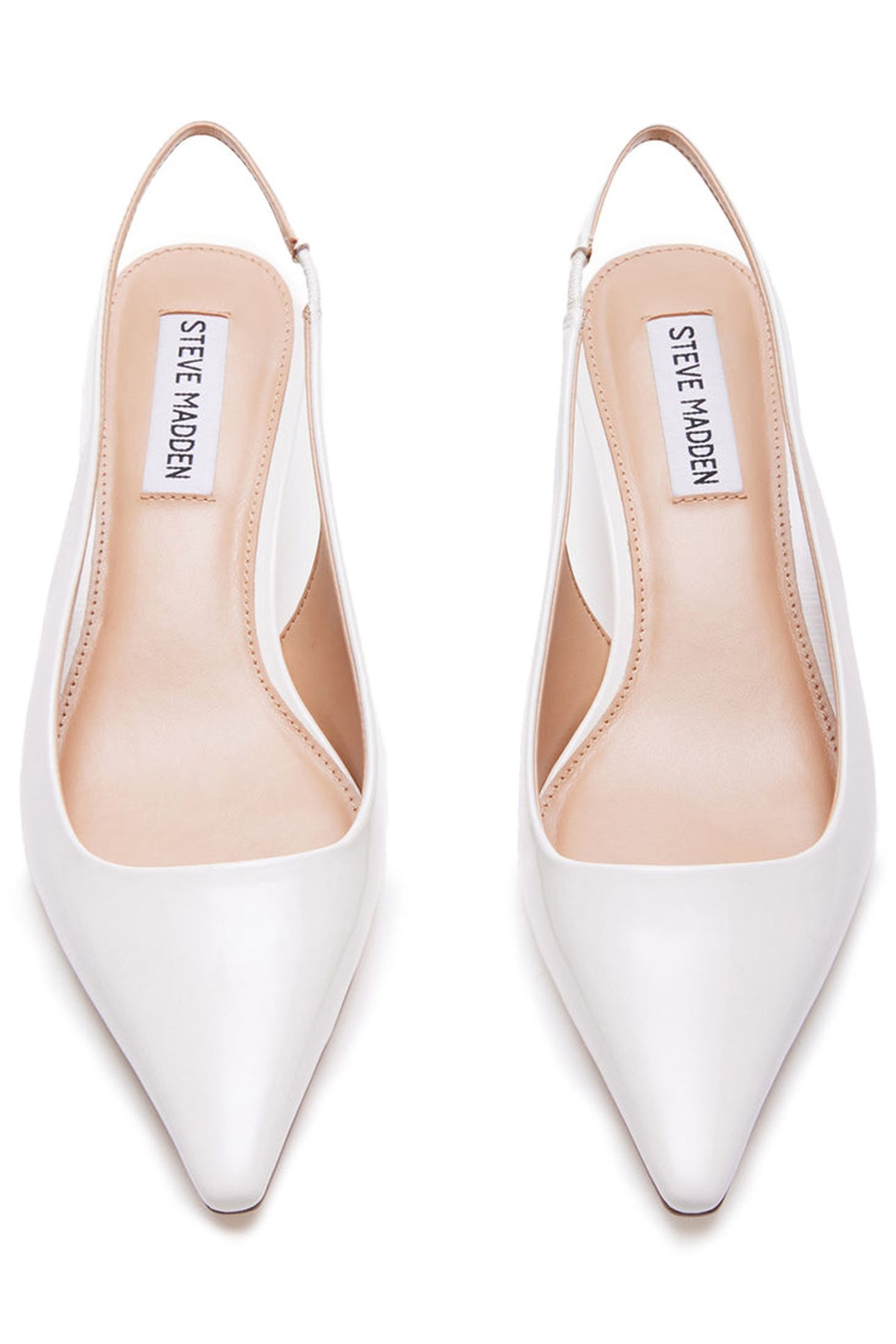 KARI PUMPS WHITE PATENT 5