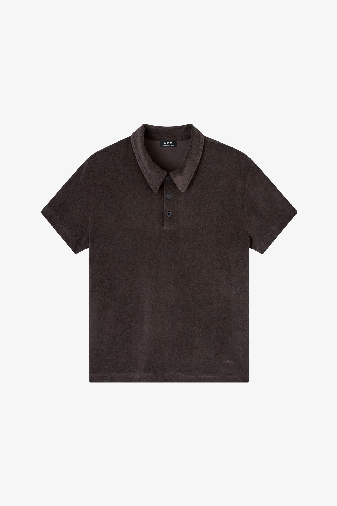 UNISEX POLO SHORT SLEEVE BROWN 6