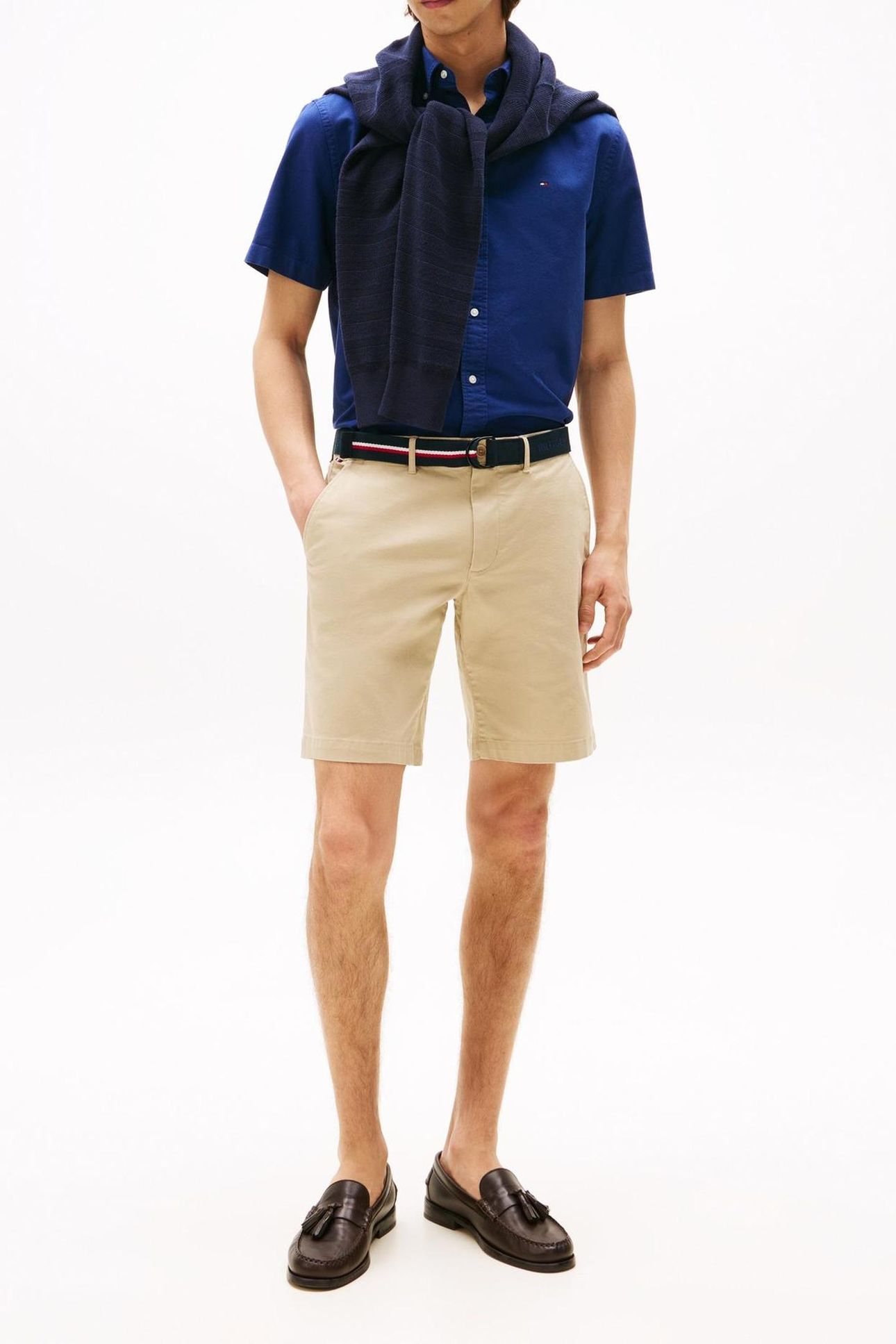 BROOKLYN ESSENTIAL TWILL SHORTS SANDALWOOD 1
