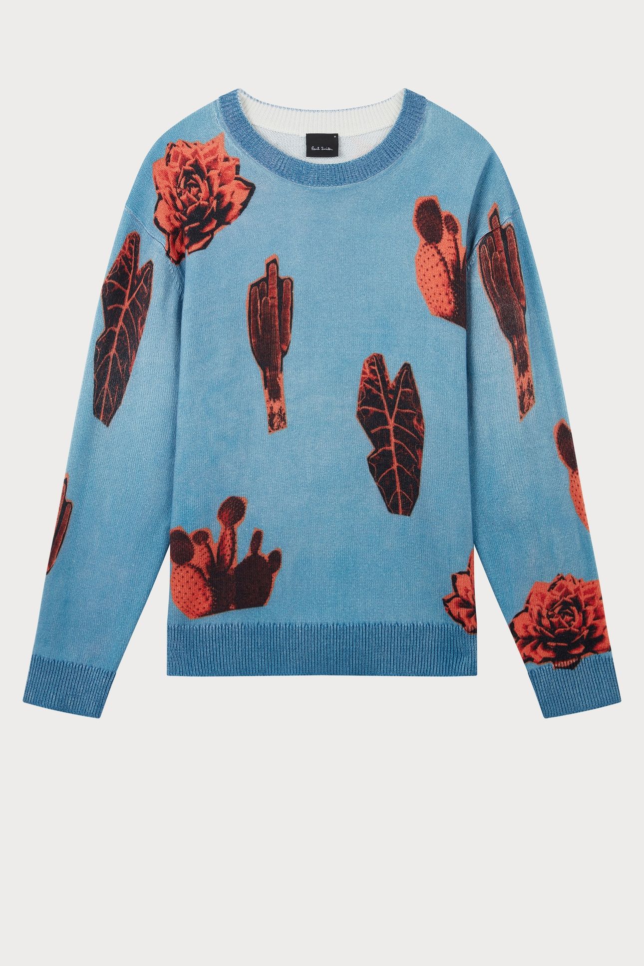 MENS SWEATER CREW NECK LIGHT BLUE 5