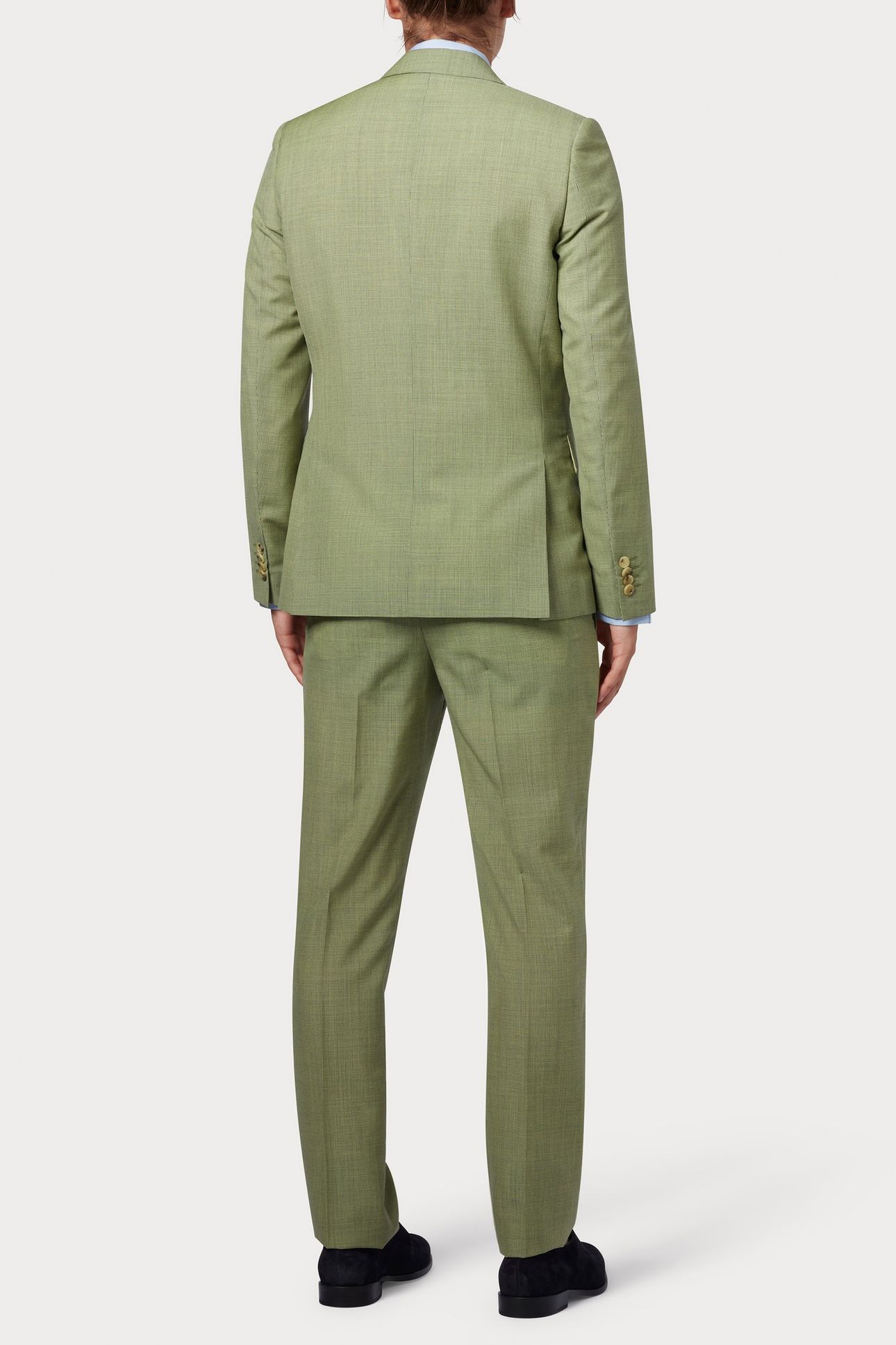 MENS TAILORED FIT 2 BUTTON SUIT LEMON YELLOW 2