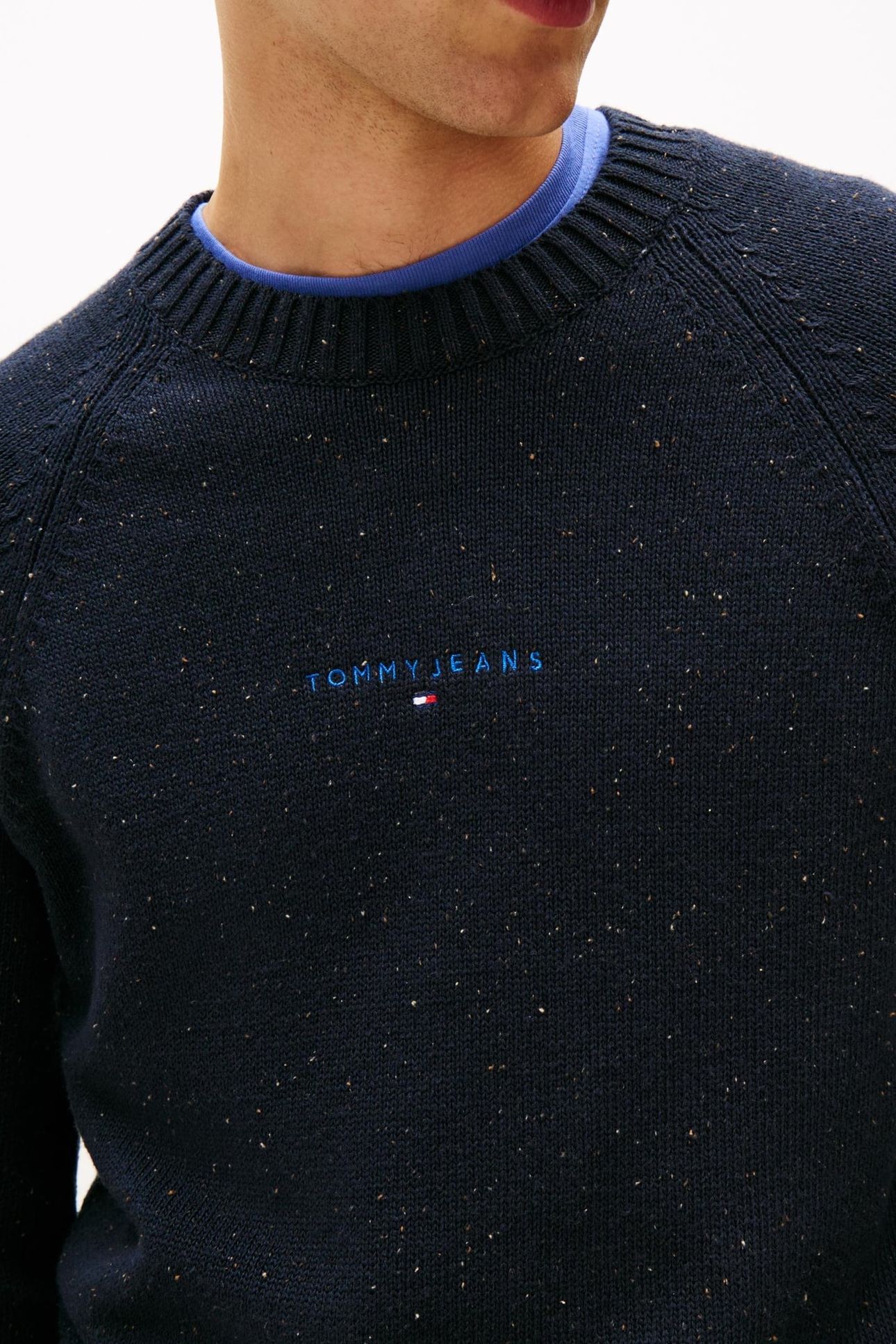 TJM SLIM LINEAR RAGLAN DARK NIGHT NAVY 5