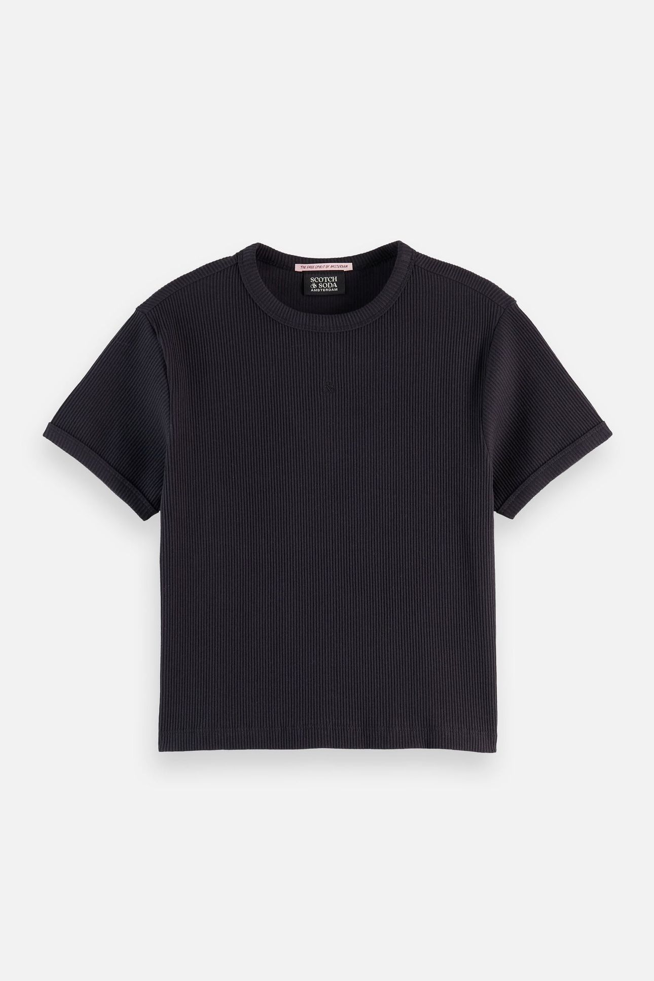 BABY RIB T-SHIRT BLACK 4
