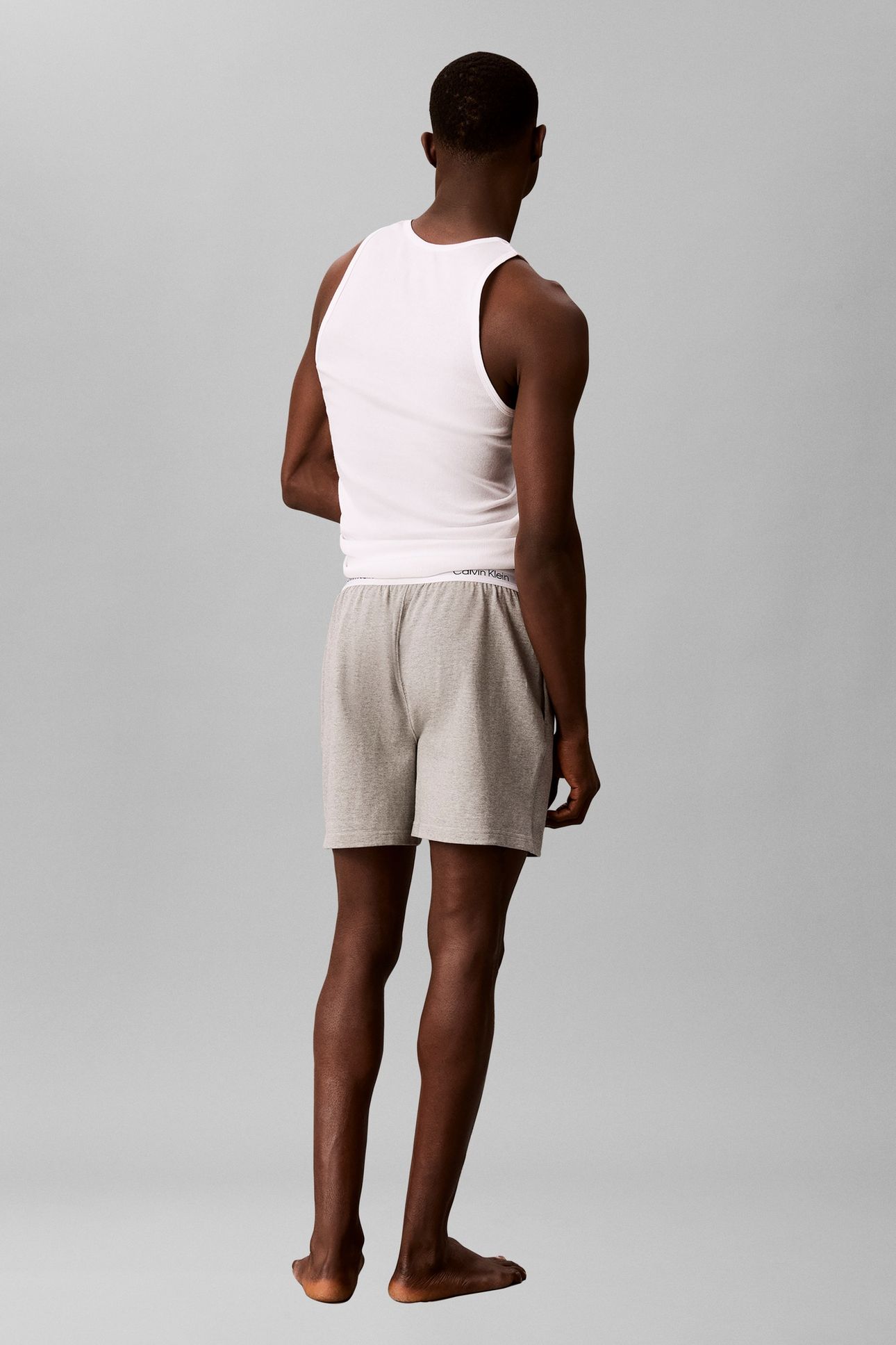 SLEEP SHORT GREY HEATHER 6