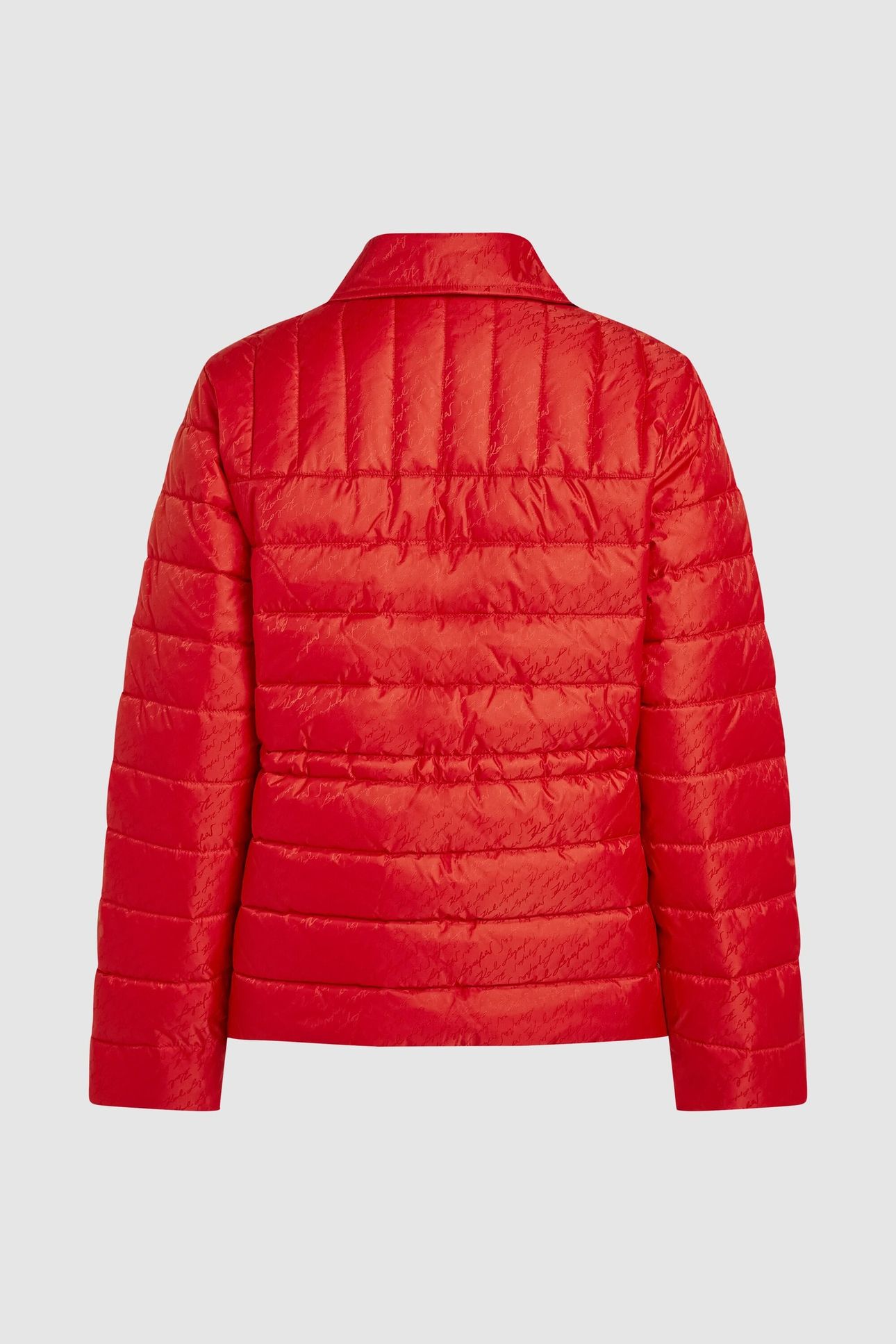SIGNATURE JACQUARD FITTED PUFFER 3