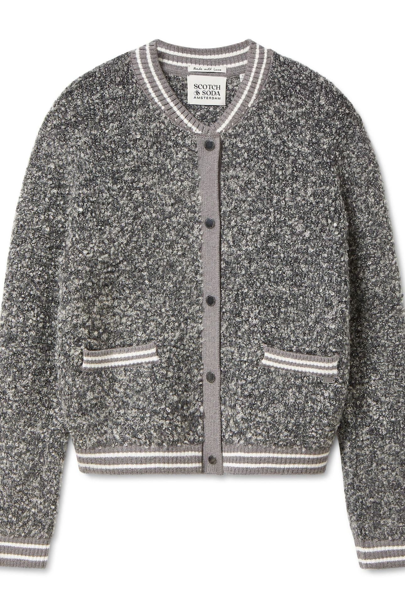 BOUCLE BOMBER JACKET THUNDERSTORM 4