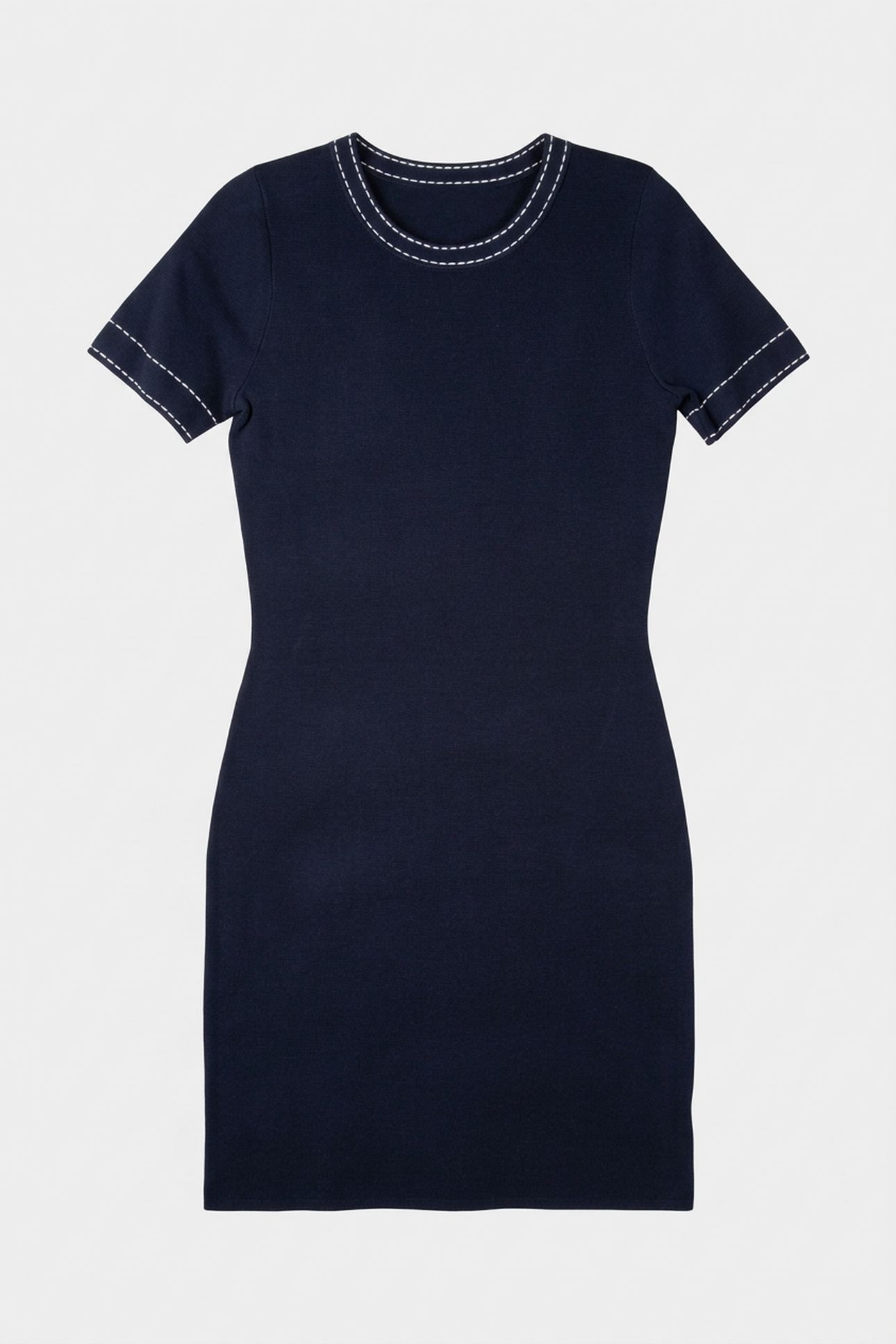 CONTRS STITCH SS MINI DRESS MIDNIGHT BLUE 3