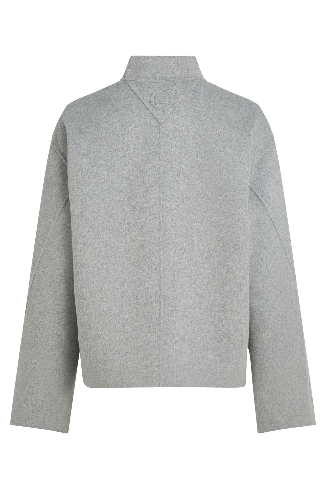 DF WOOL BOMBER JACKET LIGHT GREY HEATHER 5