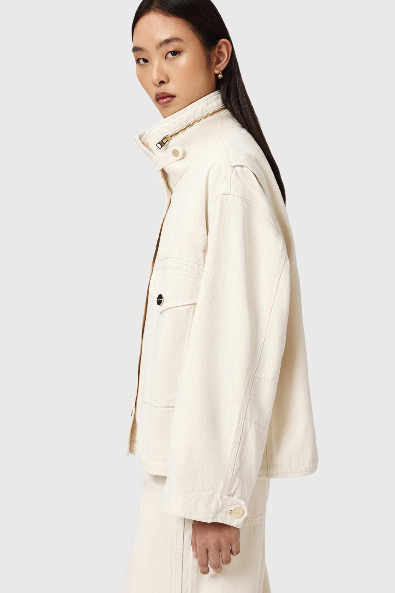 CLAY DENIM JACKET ECRU WHITE 8