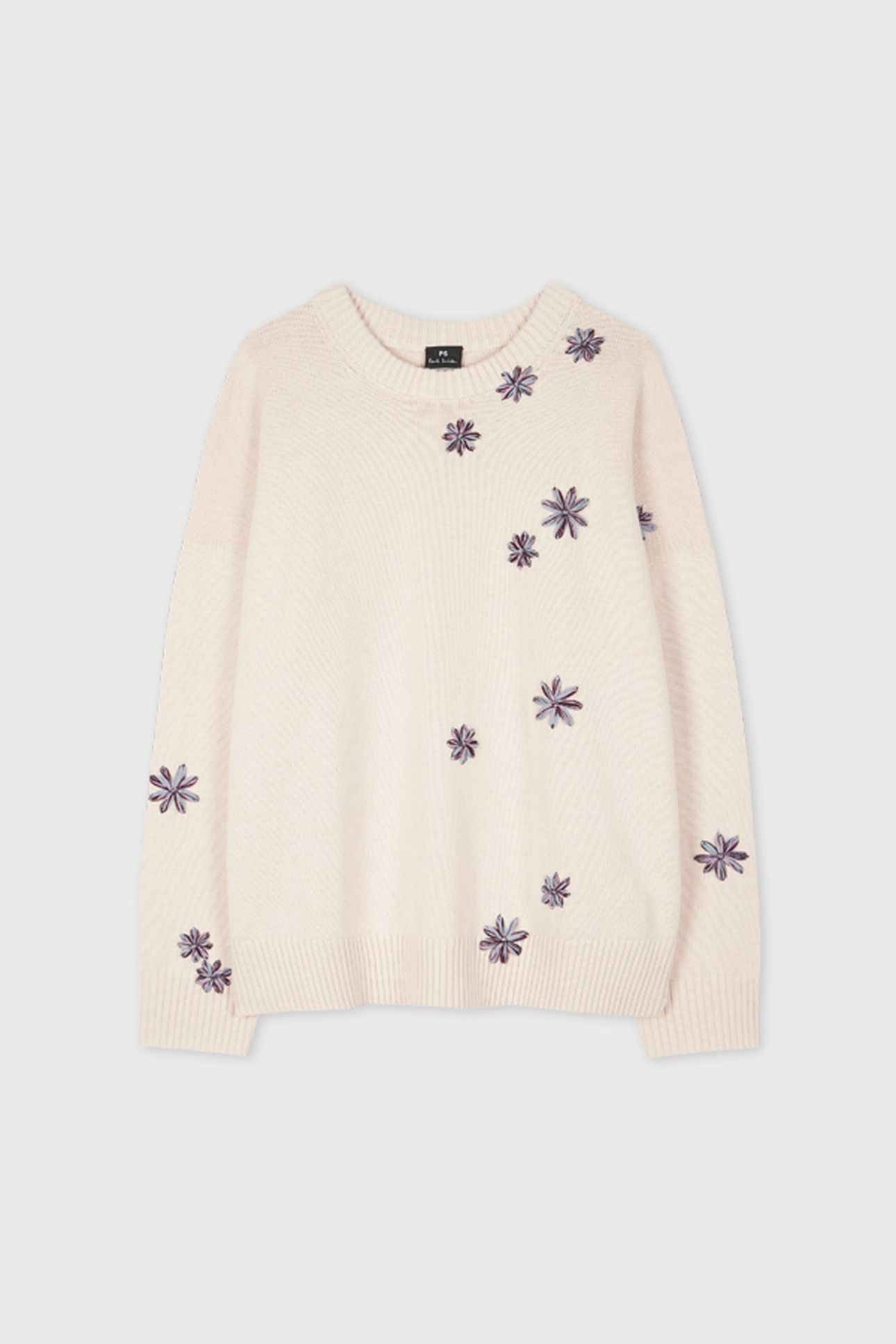 WOMENS KNITTED SWEATER CREW NECK PARCHMENT 5