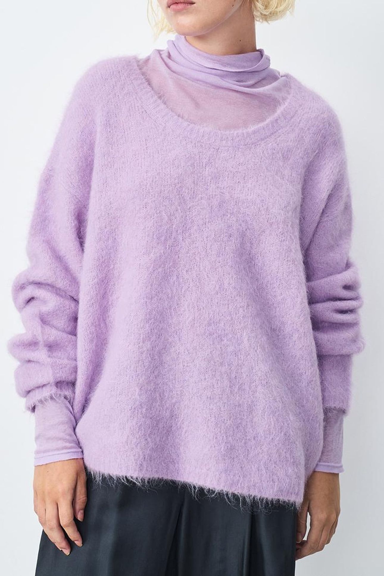 NUNY KNIT SWEATER ORCHIDEE CHINE 4