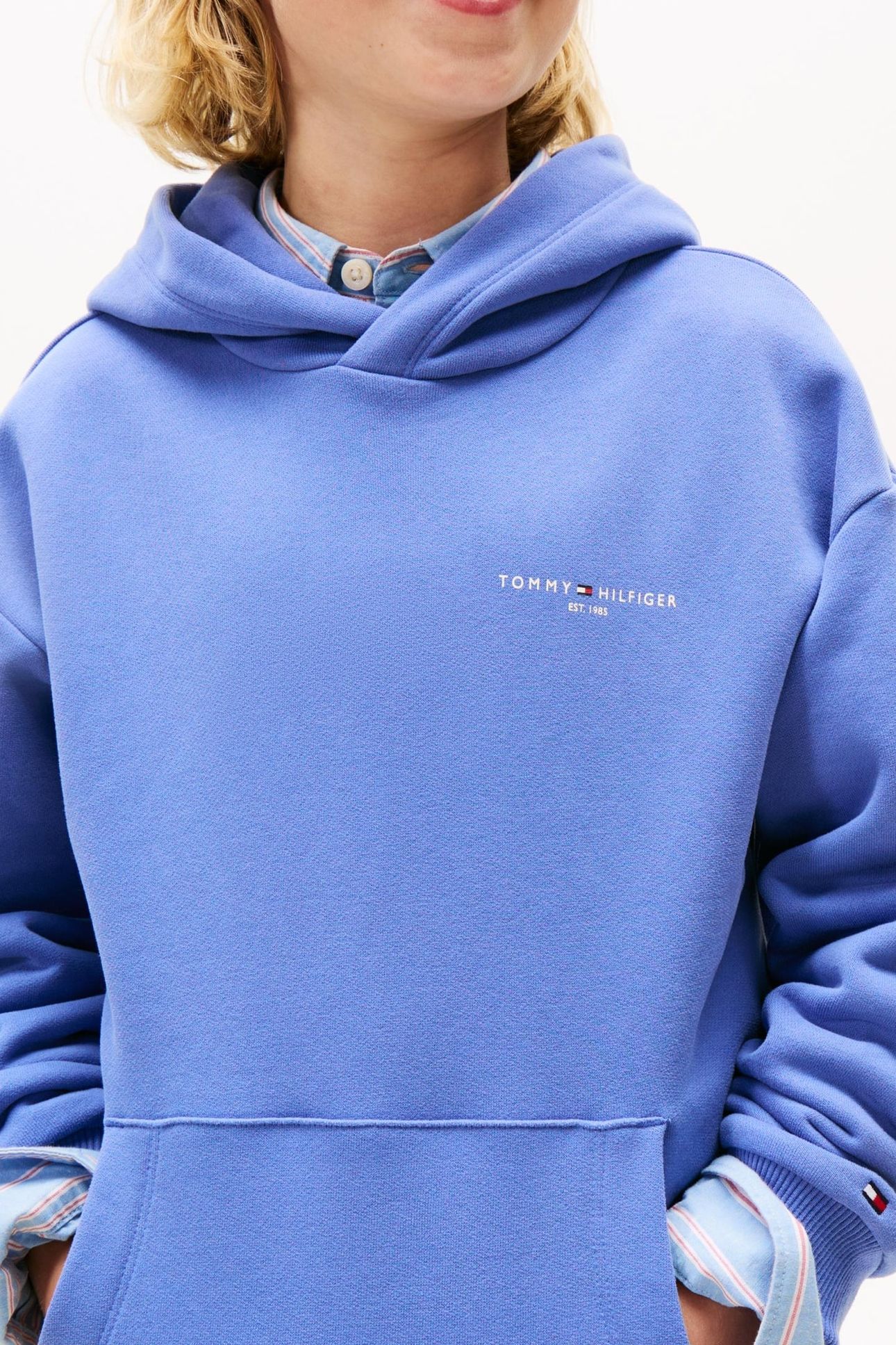 UNISEX MINI CORP HOODIE SOFT SAPPHIRE 7