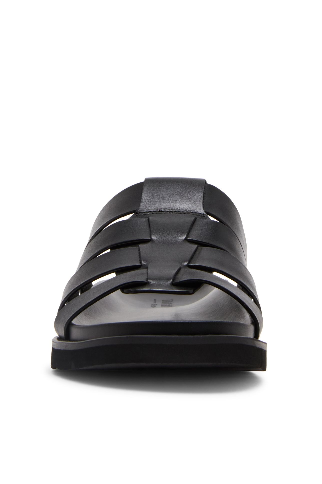 ANKARA SANDALS BLACK LEATHER 3