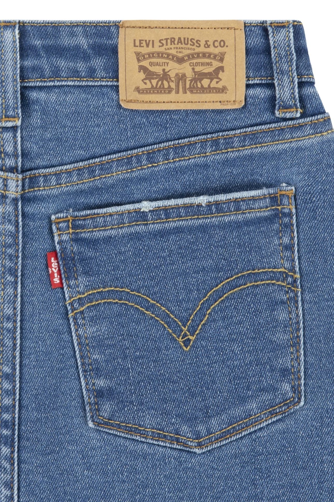 GIRLS HIGH RISE DENIM SKIRT RICHARDS 3
