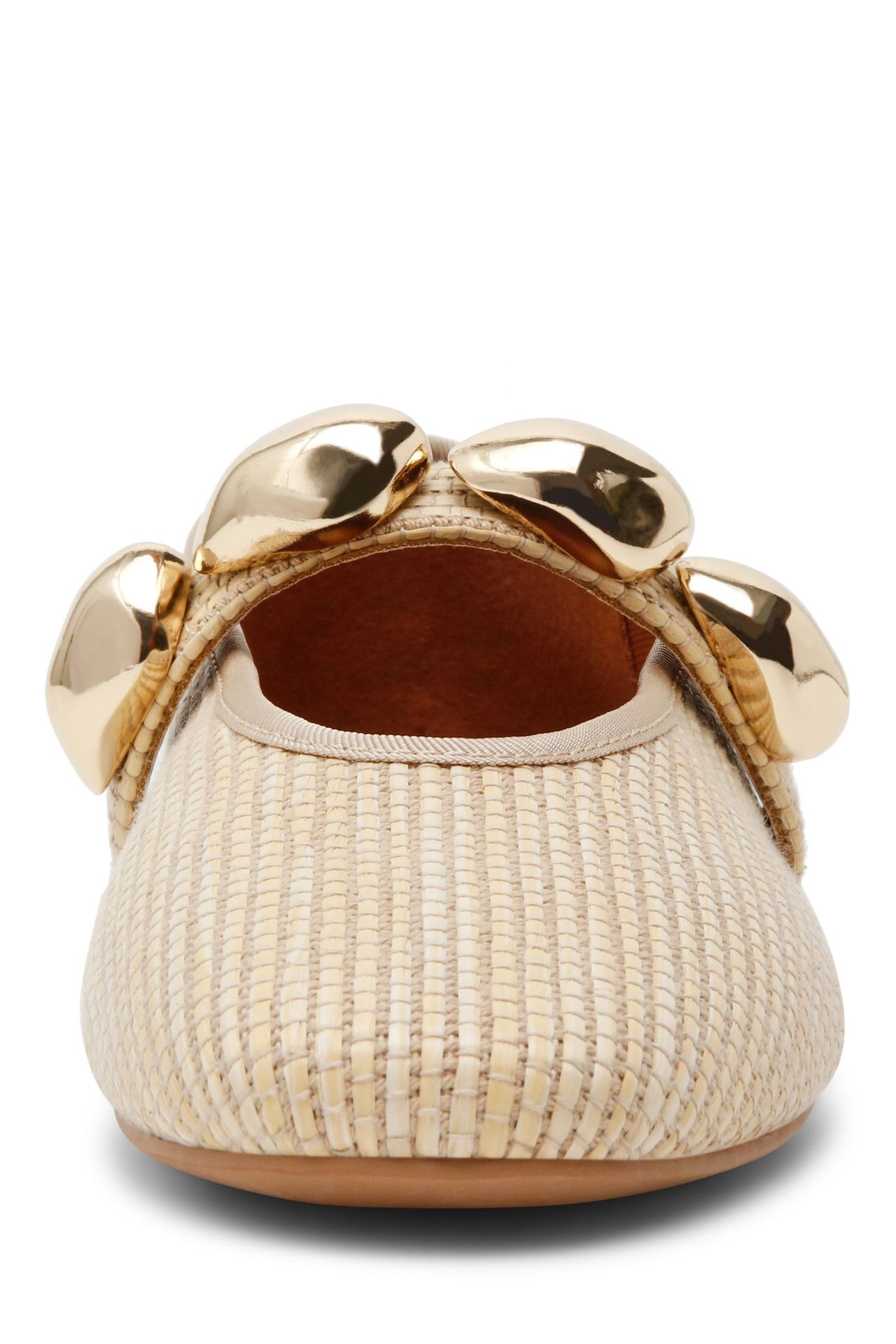 POPPIN FLAT SHOES NAT RAFFIA 3