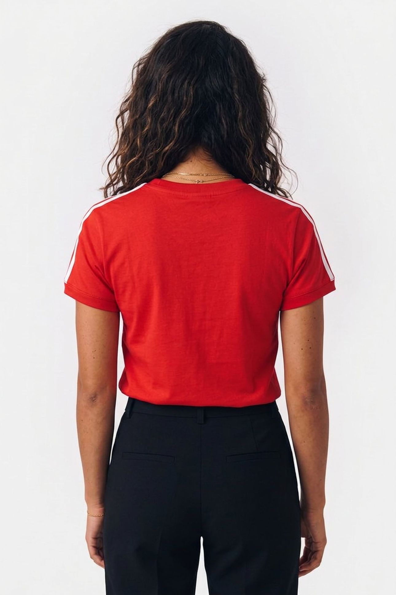 3 STRIPE TEE BETTER SCARLET 2