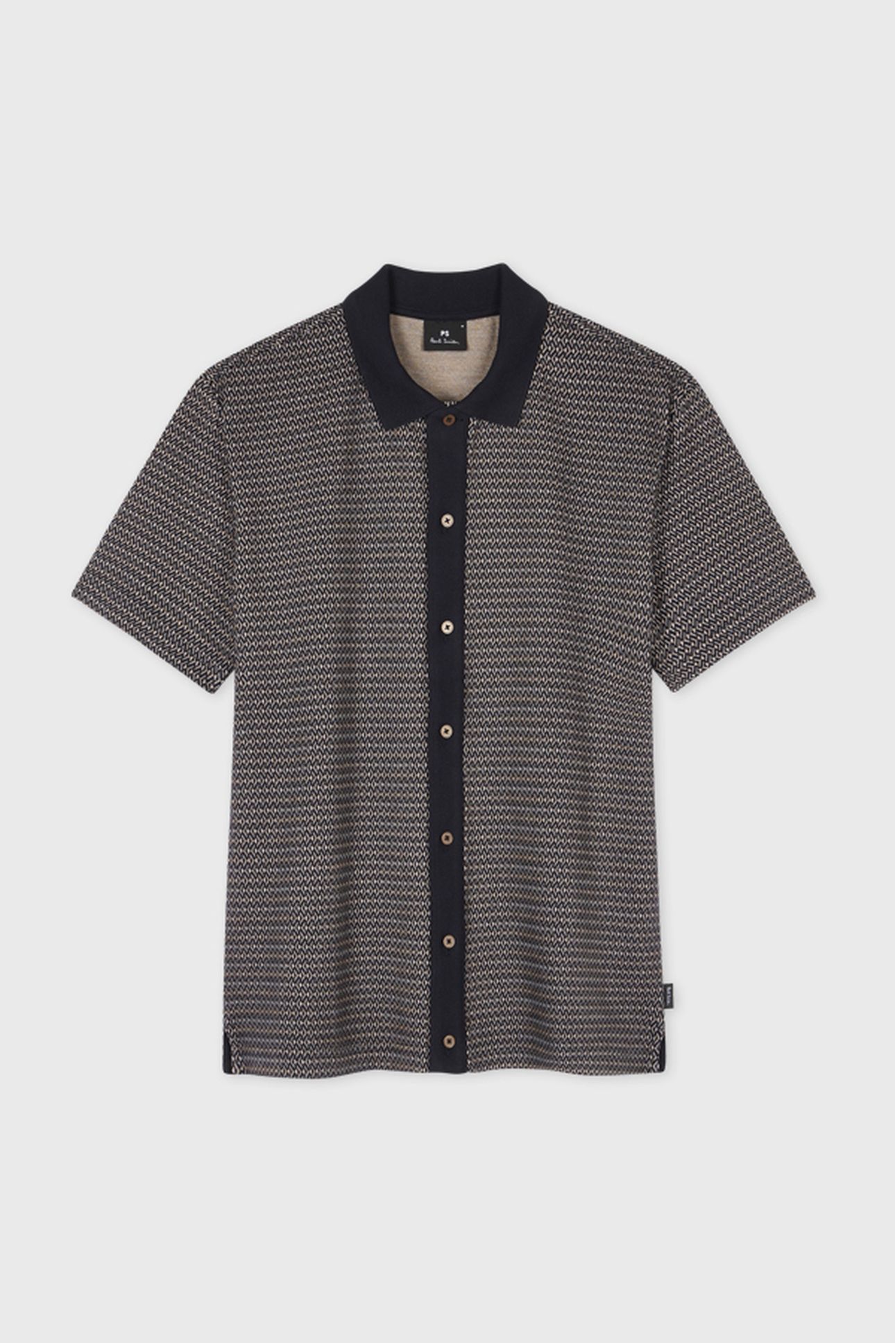 MENS SS POLO SHIRT BUTTON FRONT VERY DARK NAVY 2