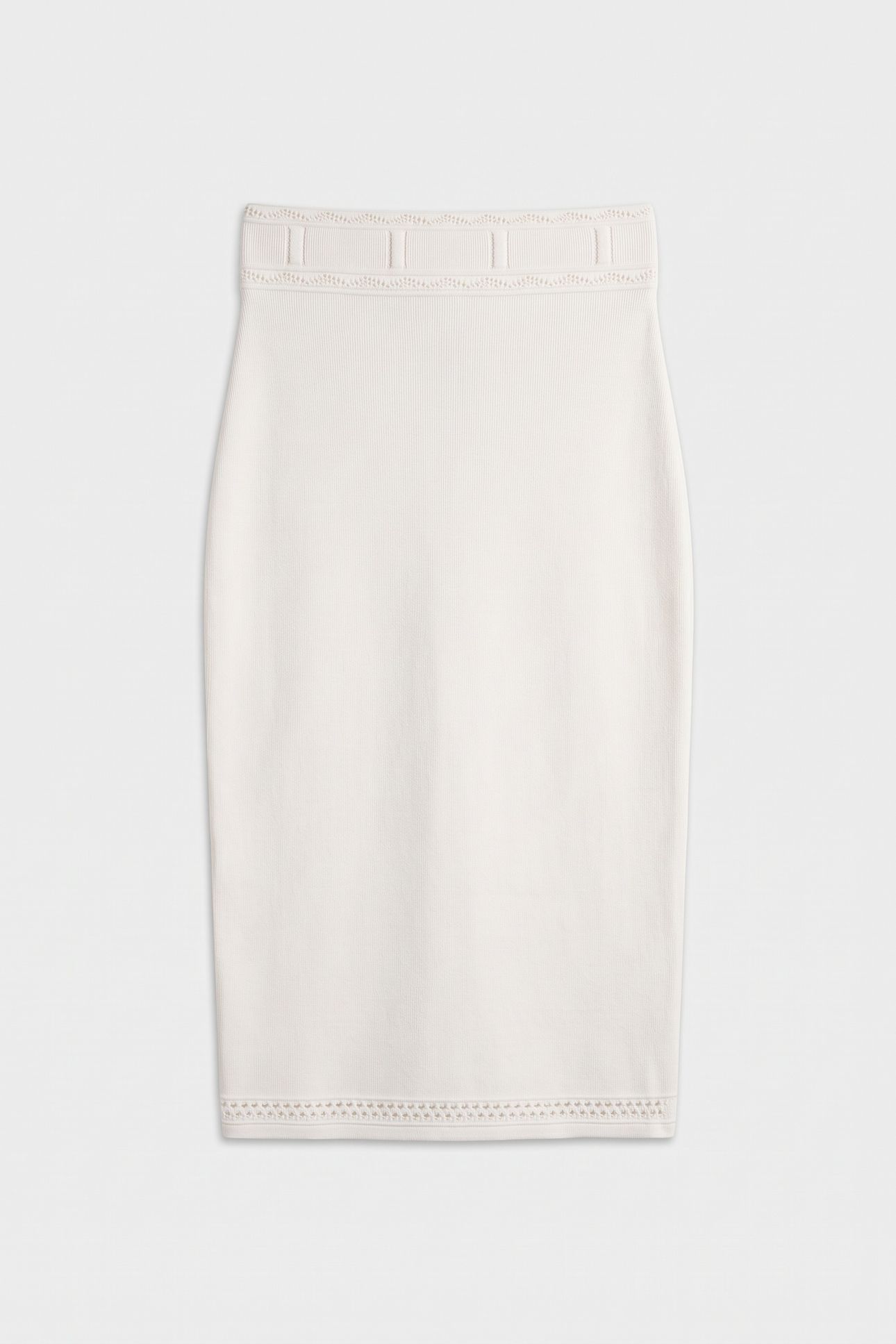 MID-LENGTH SKIRT ECRU 3