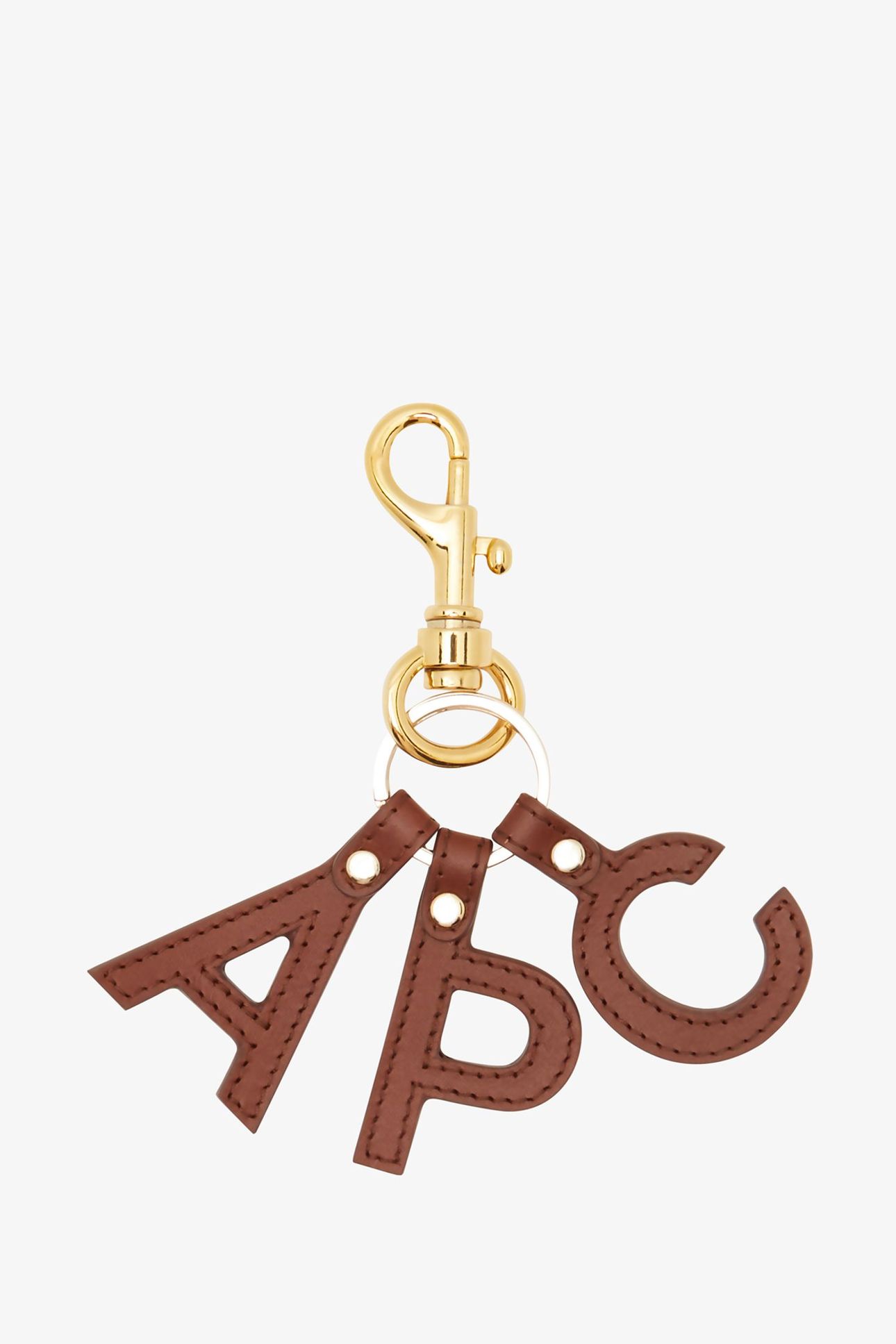 KEYRING LETTERS HAZELNUT 1