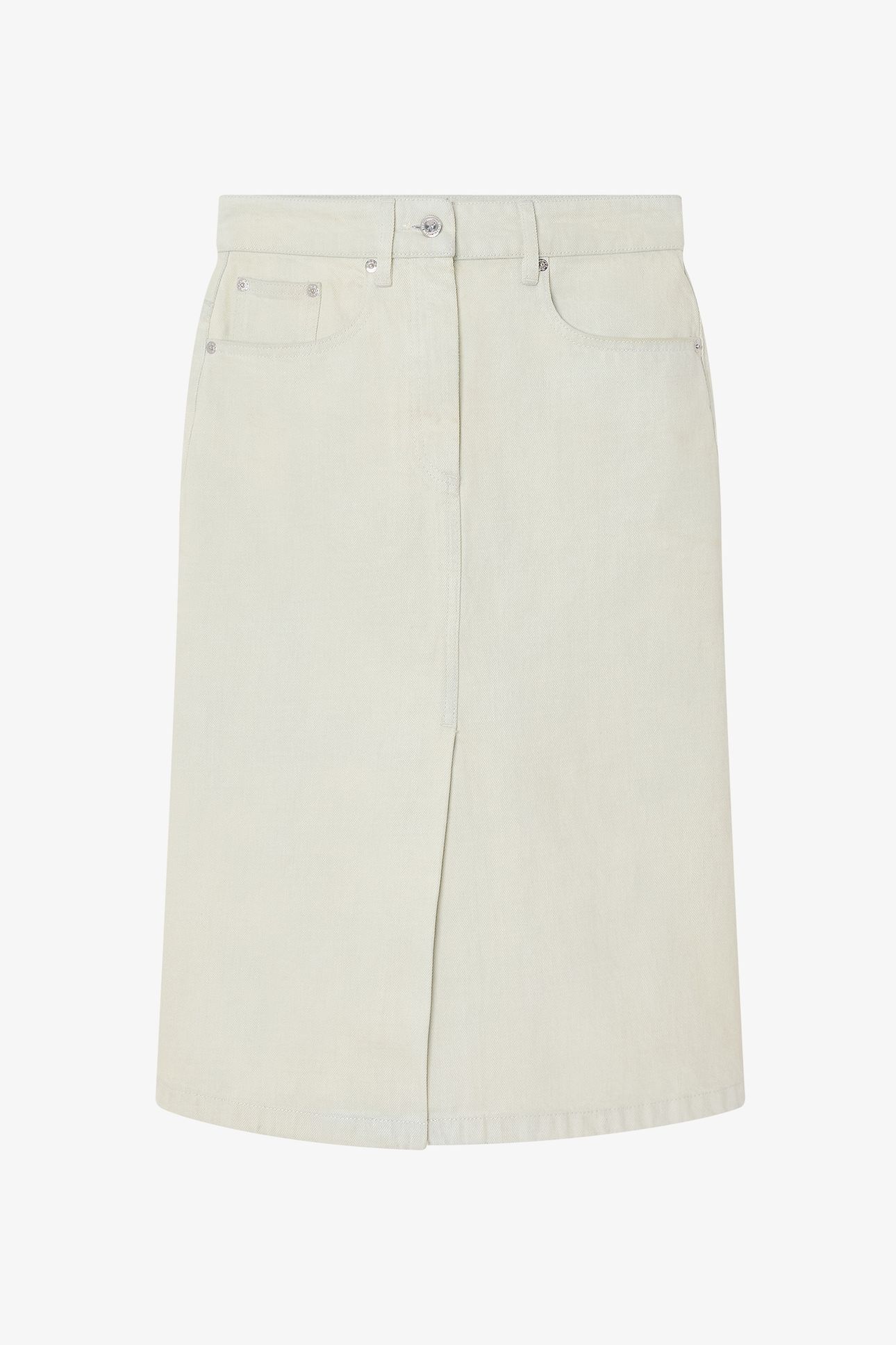 SKIRT LONG BLEACHED OUT 2