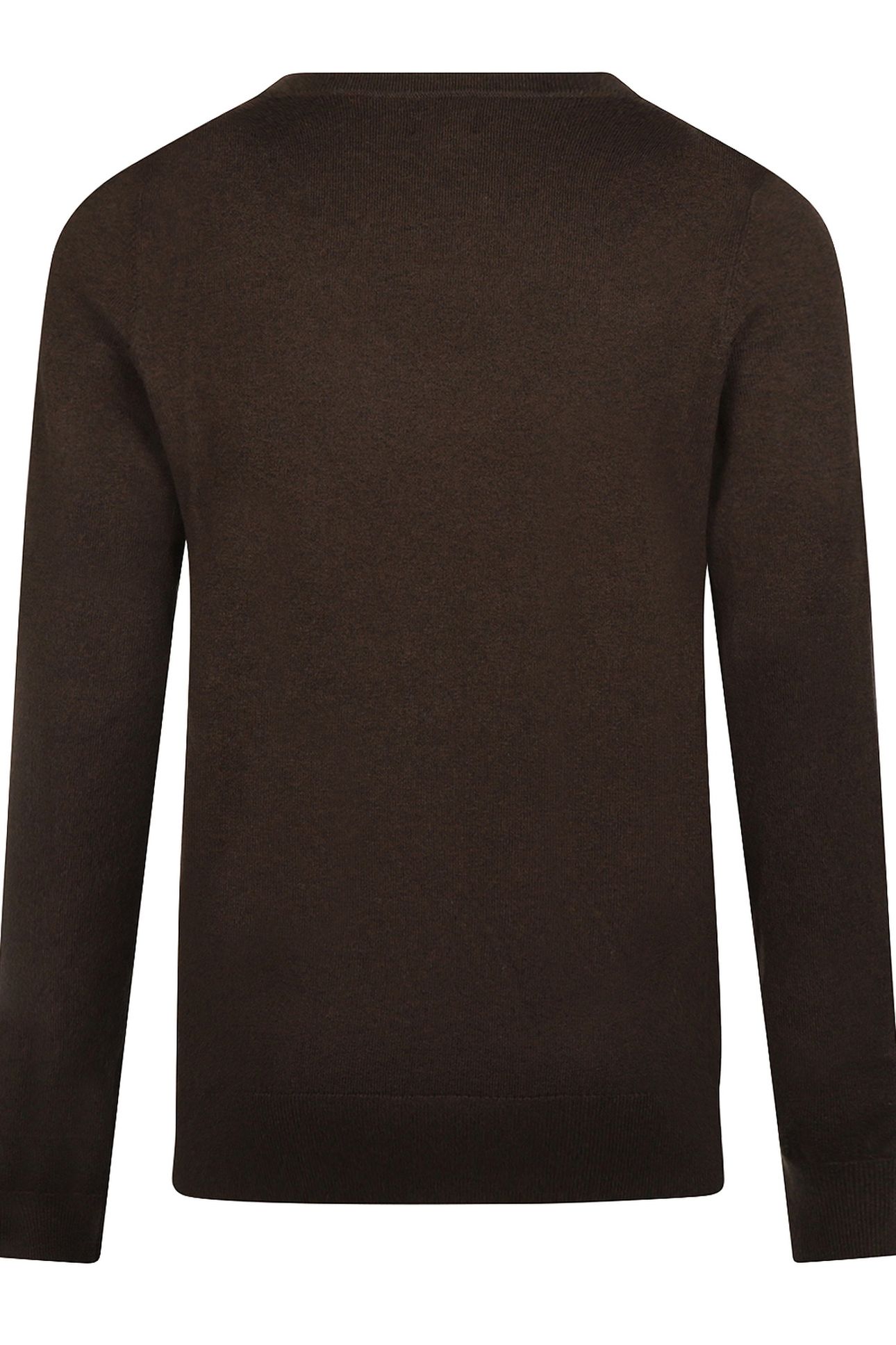 V-NECK SWEATER CHOCOLATE BROWN 5