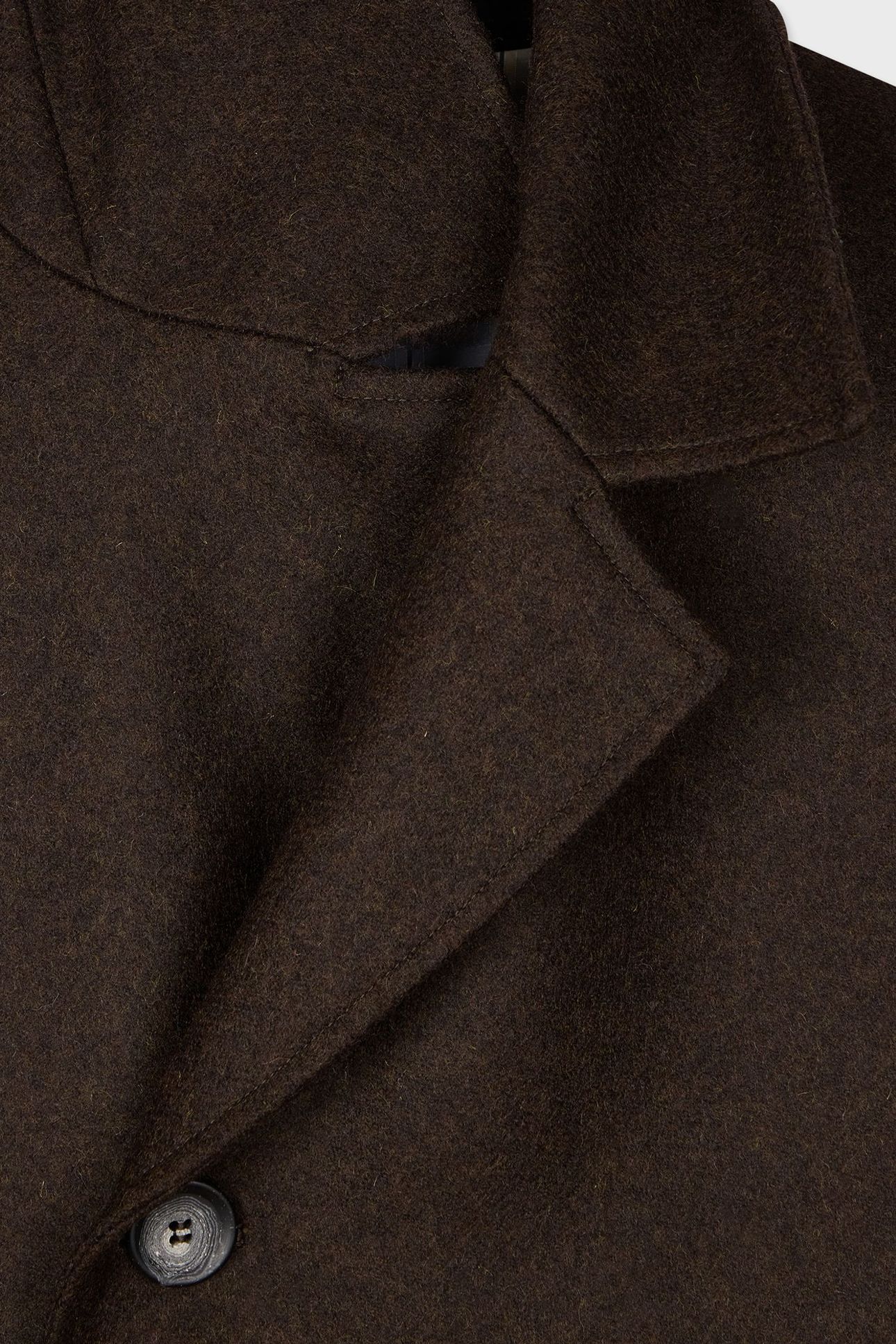 MENS WOOL COAT BROWN 5