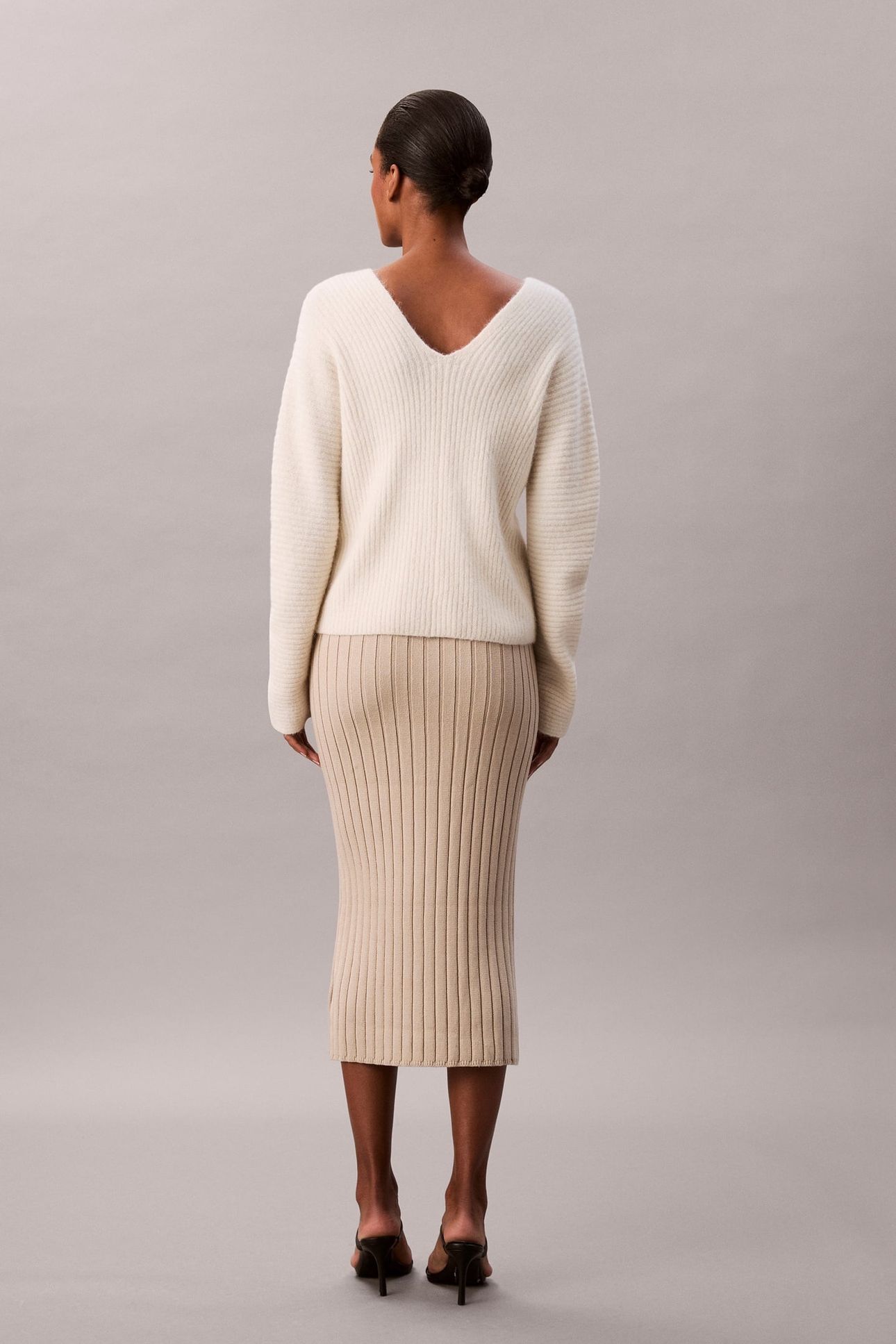 SWEATER SKIRT ISLAND FOSSIL 2