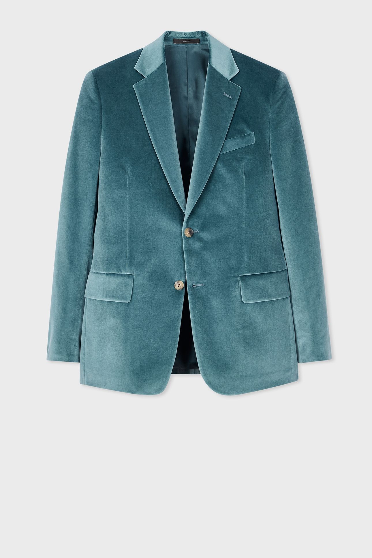 MENS TAILORED FIT 2 BUTTON JACKET GREYISH BLUE 4
