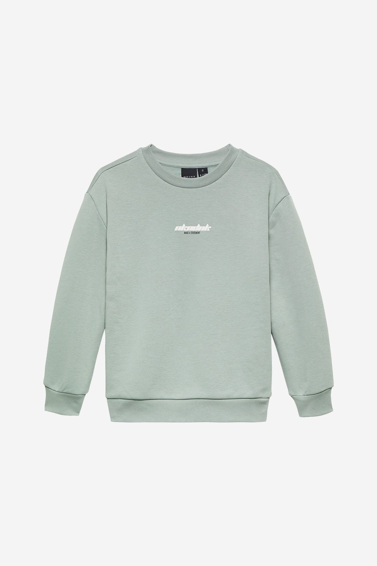 STATEMENT SWEATSHIRT MINTY GREEN 1