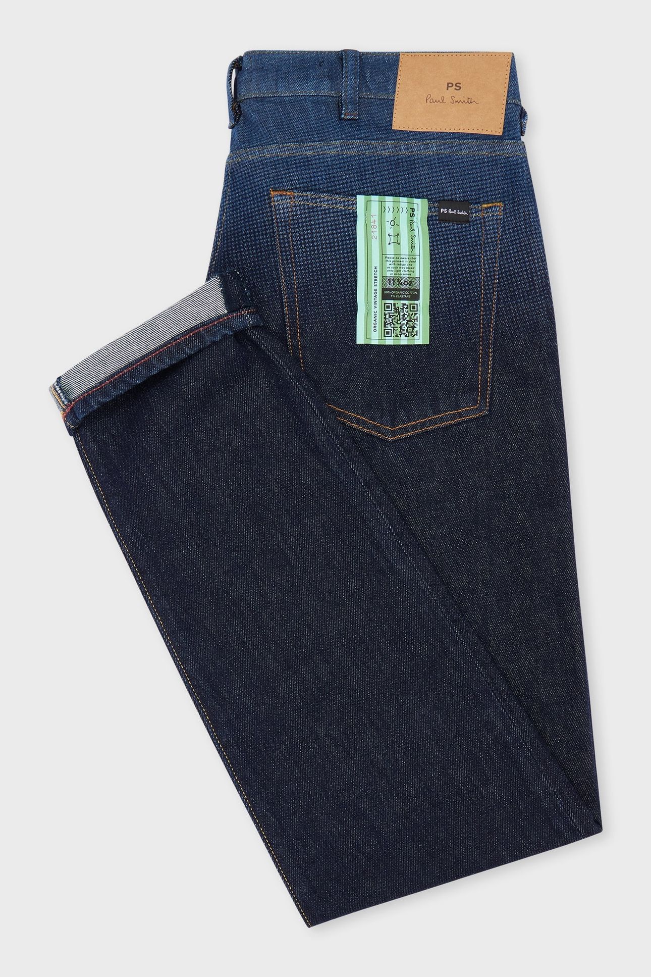 MENS TAPERED FIT JEAN BLEACH EFFECT 6