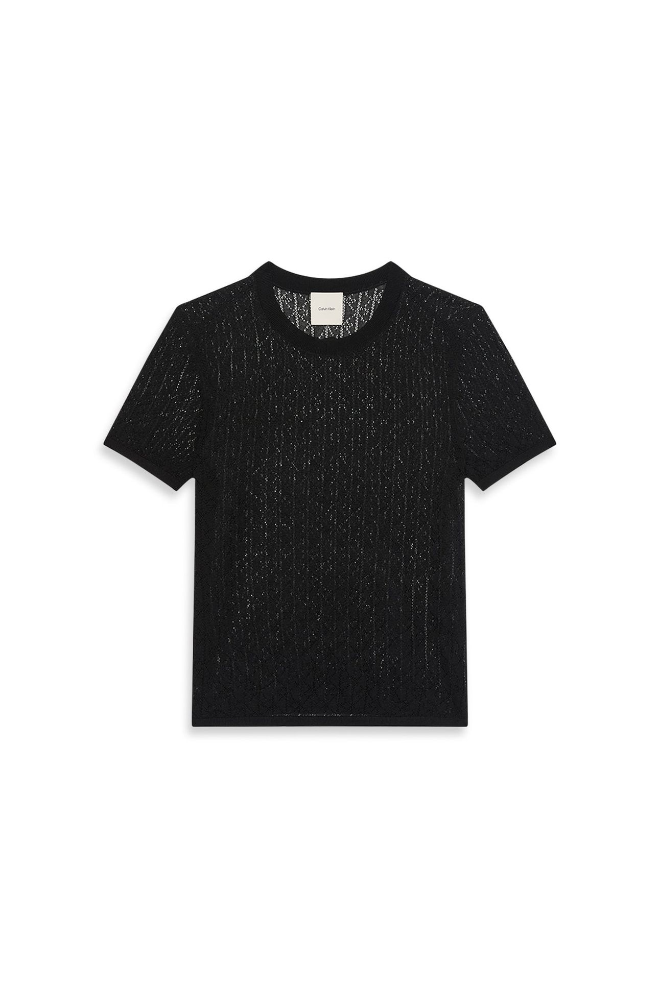 CAP SLEEVE POINTELLE BLACK 4