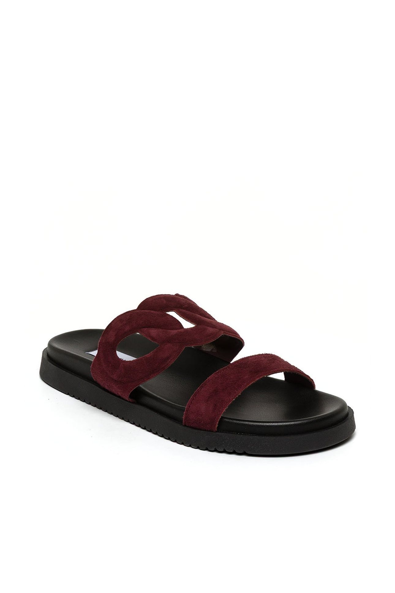 MYRTLE SANDALS BURGUNDY SUEDE 2