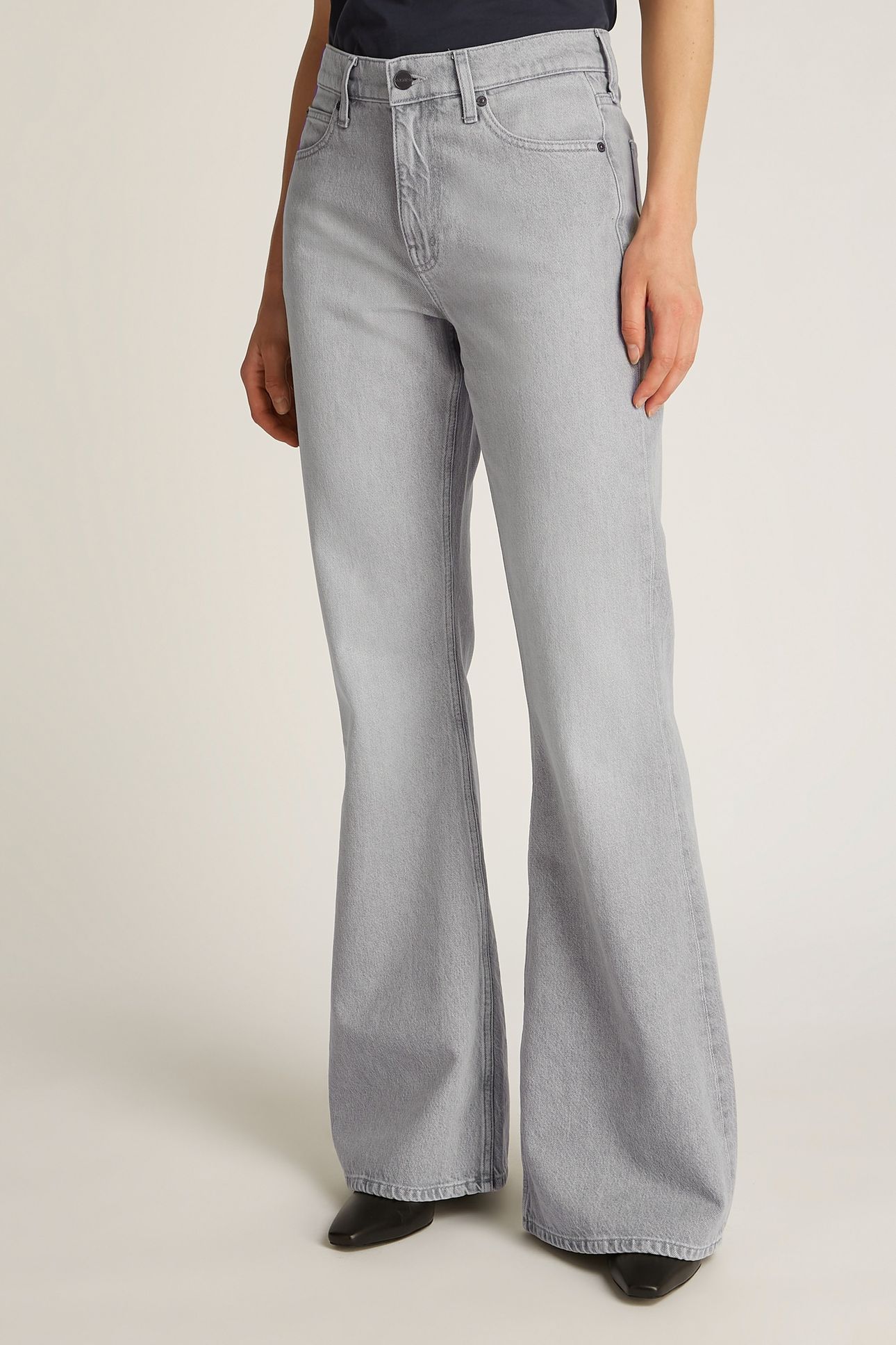 MR RELAXED FLARE DENIM GREY 1