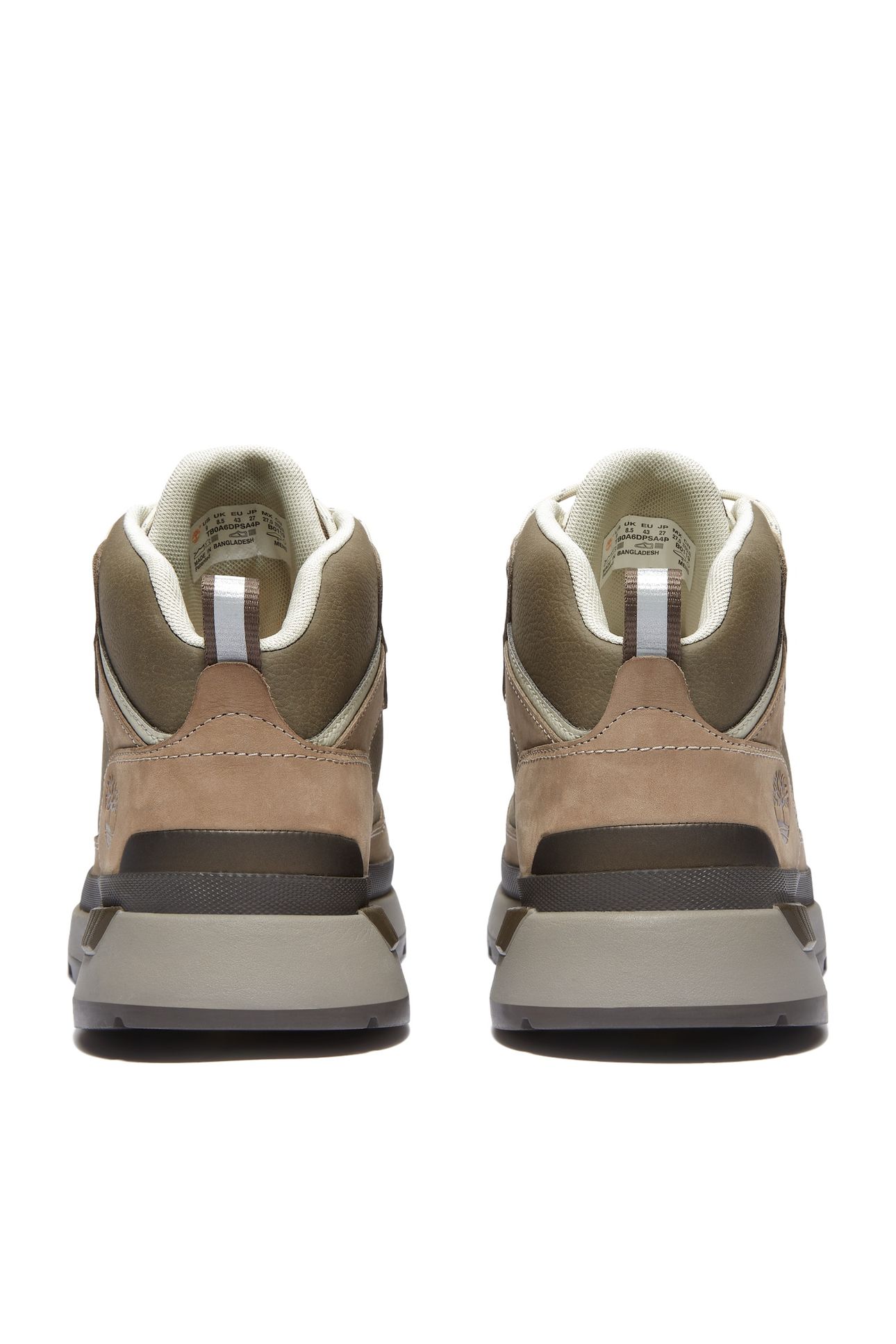 FIELD TREKKER MID LACE UP SNEAKER MD GREY NUBUCK BROWN 4