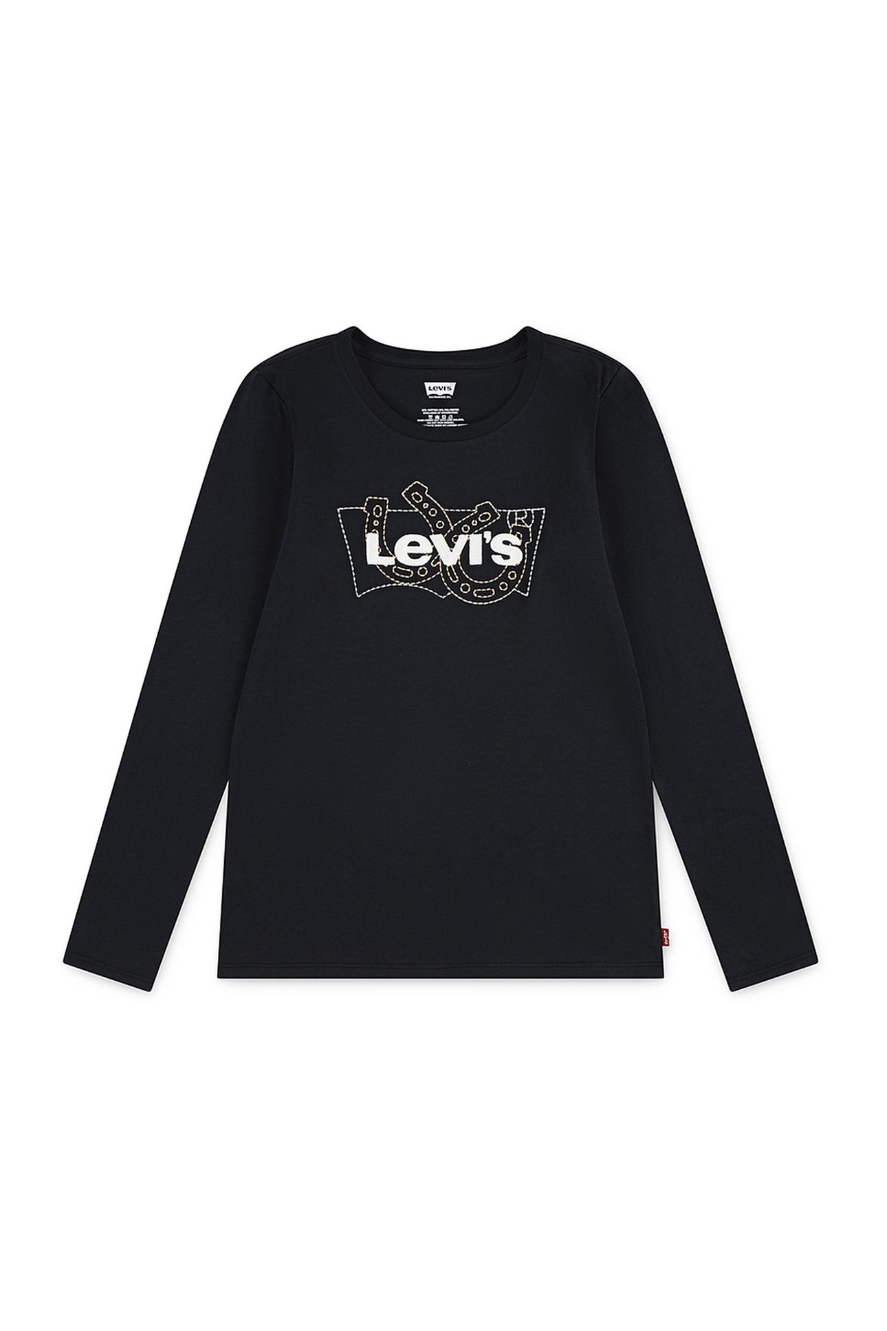 GIRLS LS BATWING FILL JET BLACK 1
