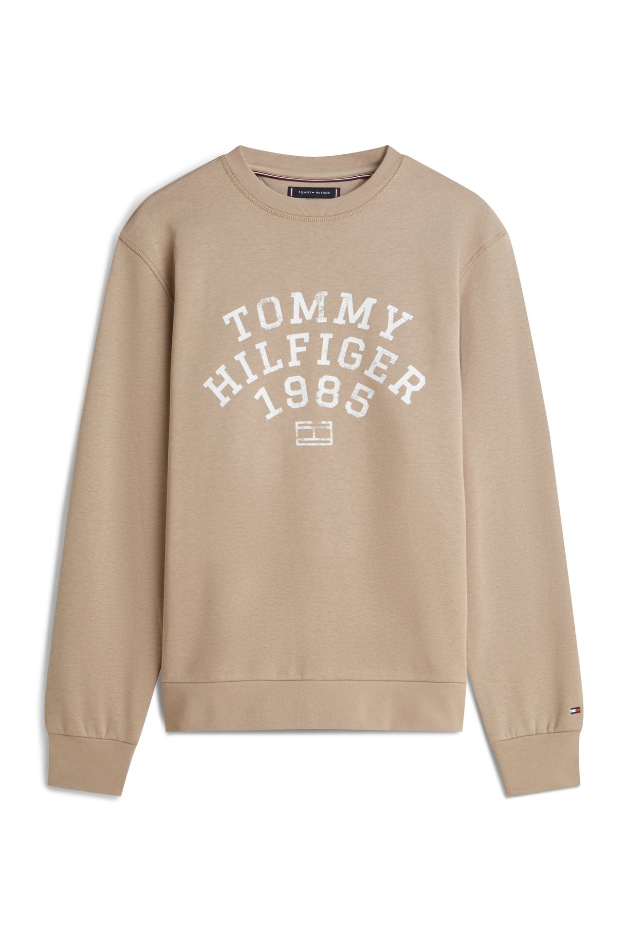 HILFIGER ARCH SWEATSHIRT COASTAL TAUPE 4