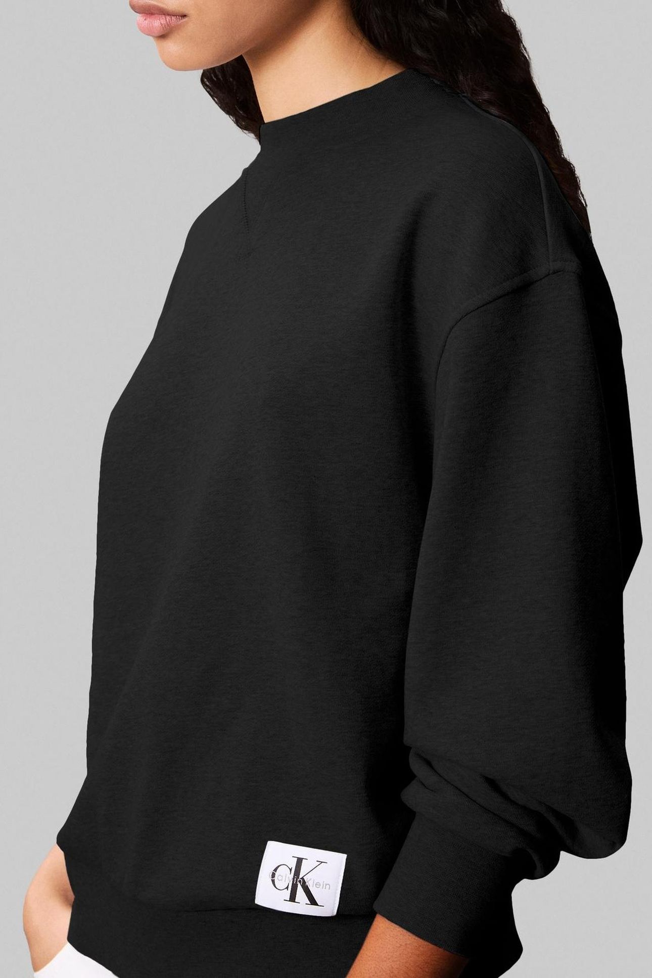LS BADGE LOGO TERRY BLACK 5