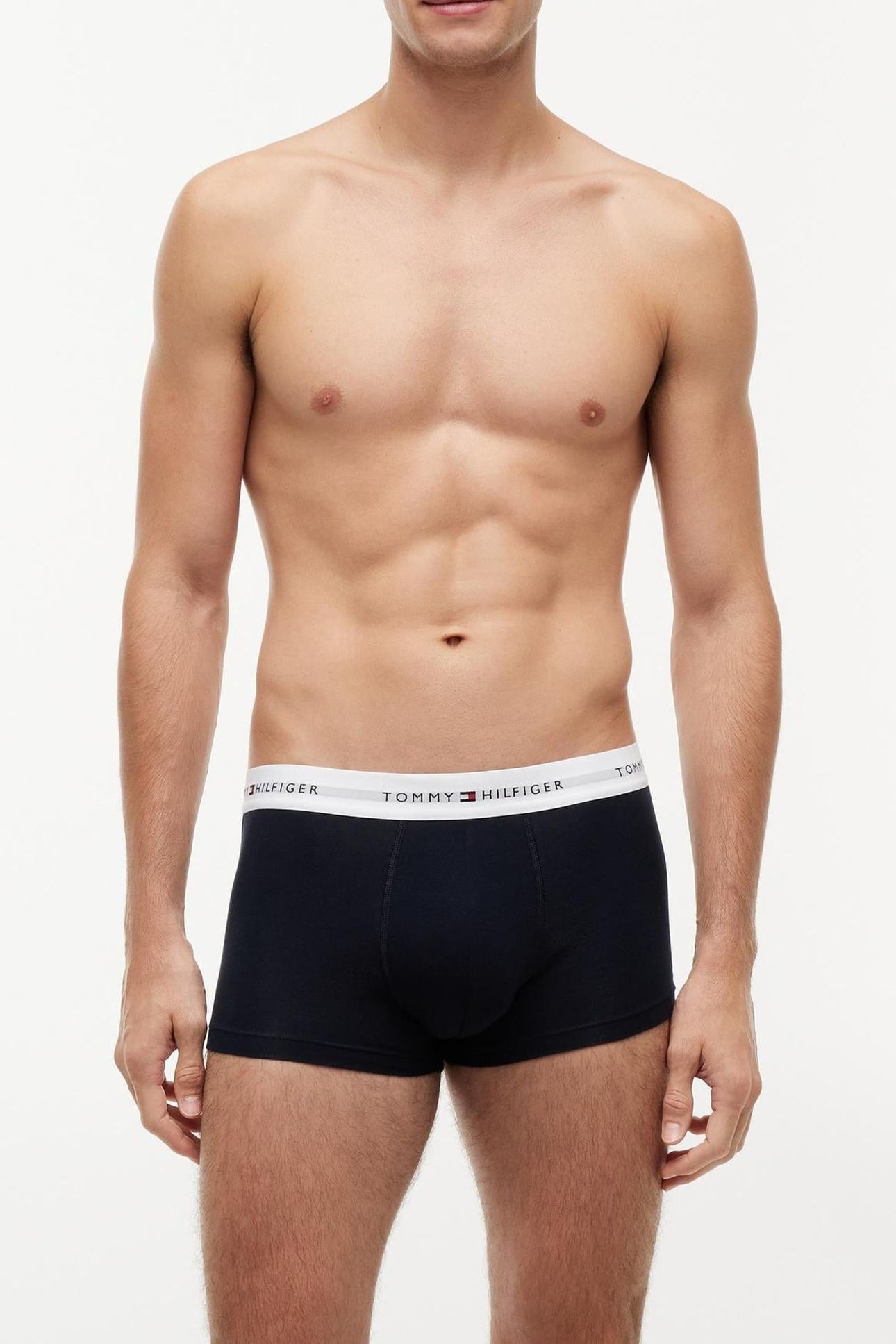 3-PACK LOW RISE TRUNK BLK/DES SKY/LGHT GRY HTHR 4