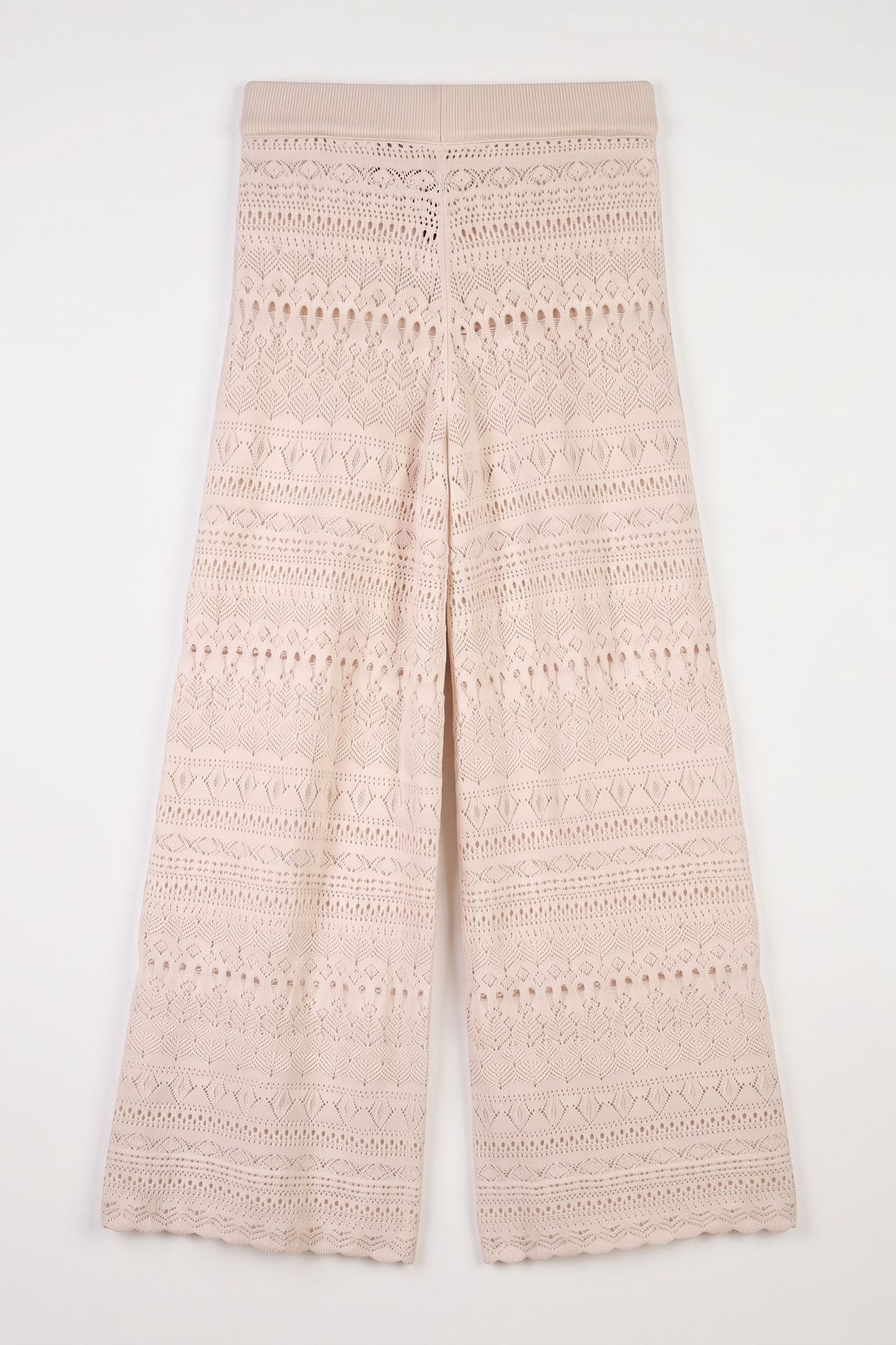 WIDE TROUSERS ECRU 3