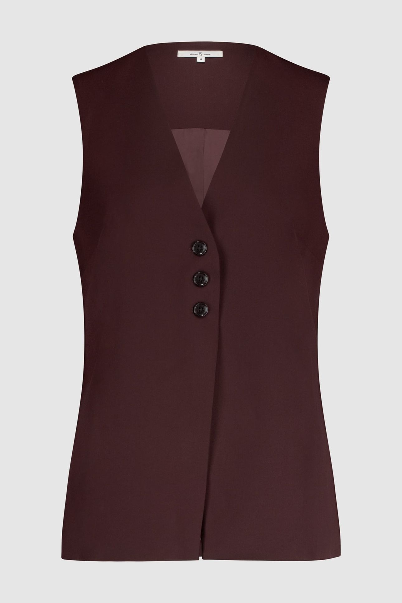 IZZY GILET AUBERGINE 1